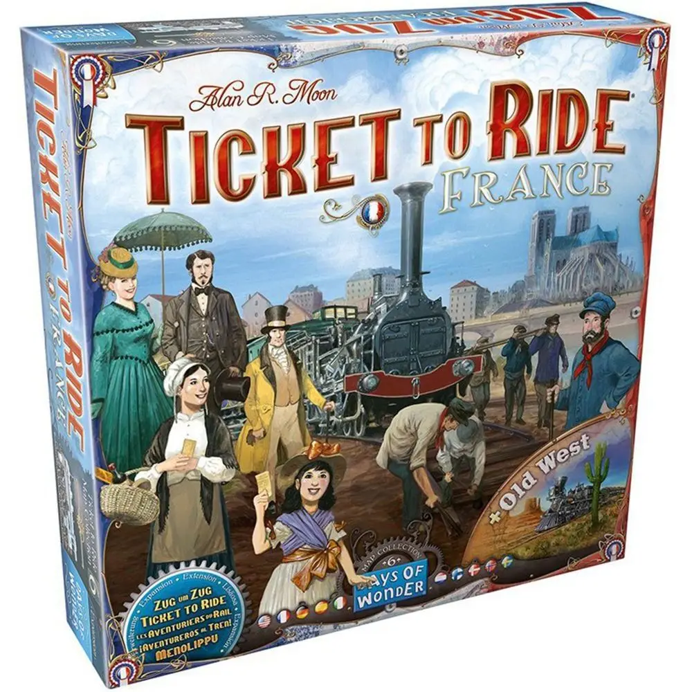 Gesellschaftsspiele Days of Wonder Les Aventuriers du Rail : France & Old West
