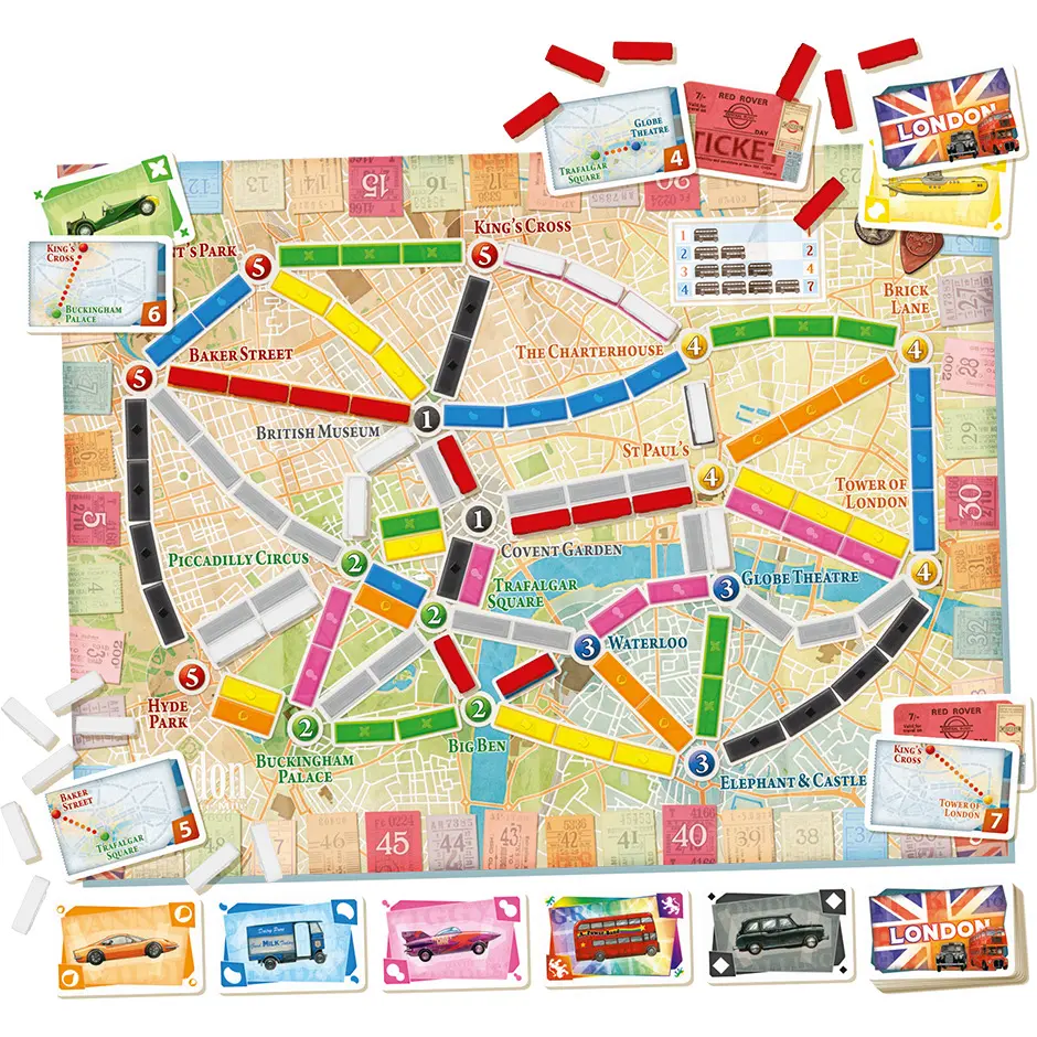Jeu - Les Aventuriers du Rail : Londres #DEFAULT