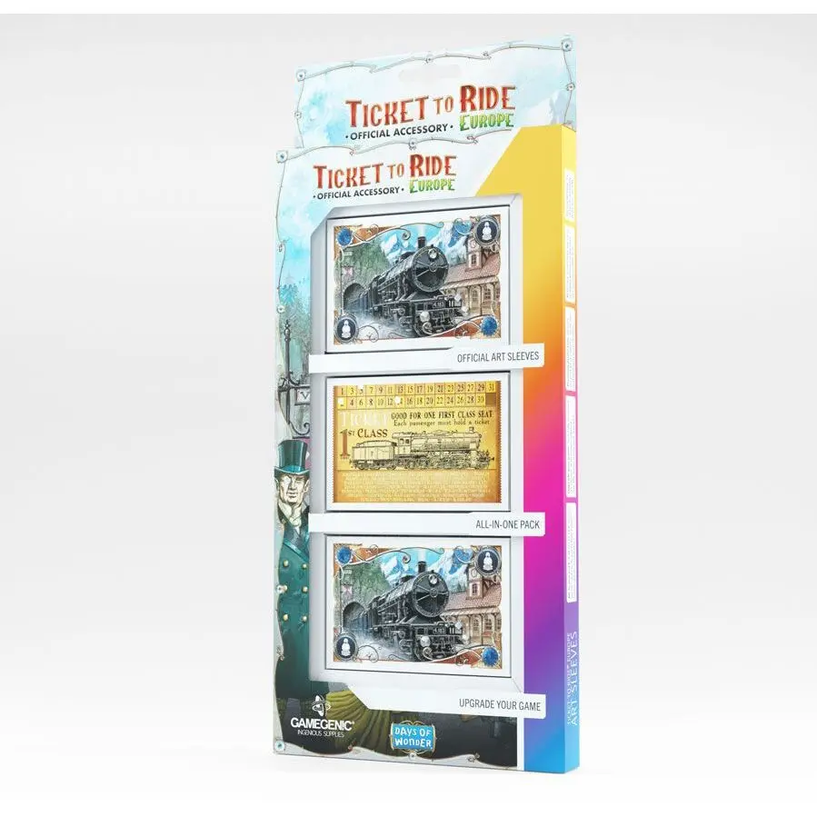 4251715410493 - Gamegenic GGS15003 - Zug um Zug - Europa Premium Art Sleeves