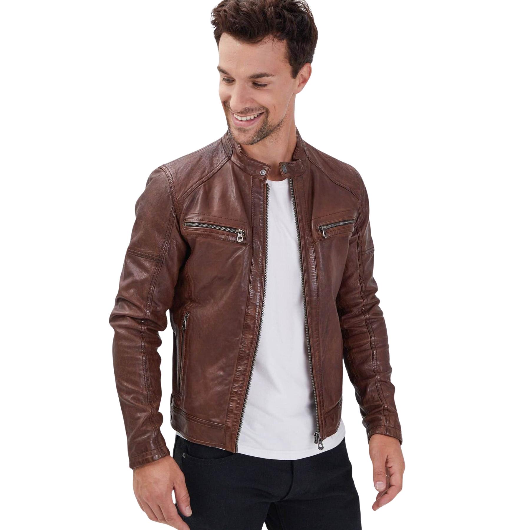 3665653539993 - Lederjacke Collins Lamb Paolo