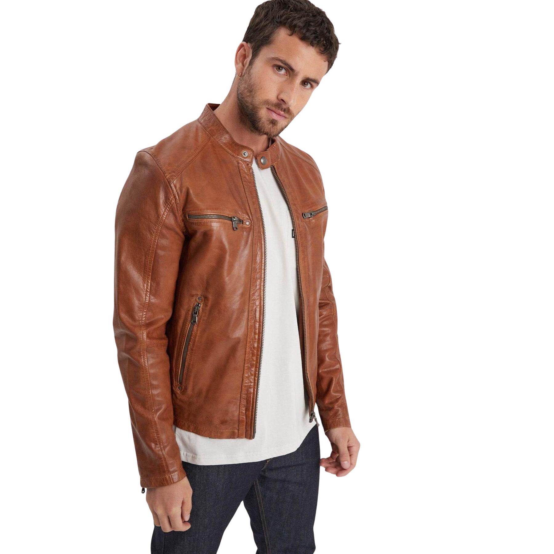 3665653718442 - Lederjacke Gafino Lamb Vita 3665653718442 - Lederjacke Gafino Lamb Vita