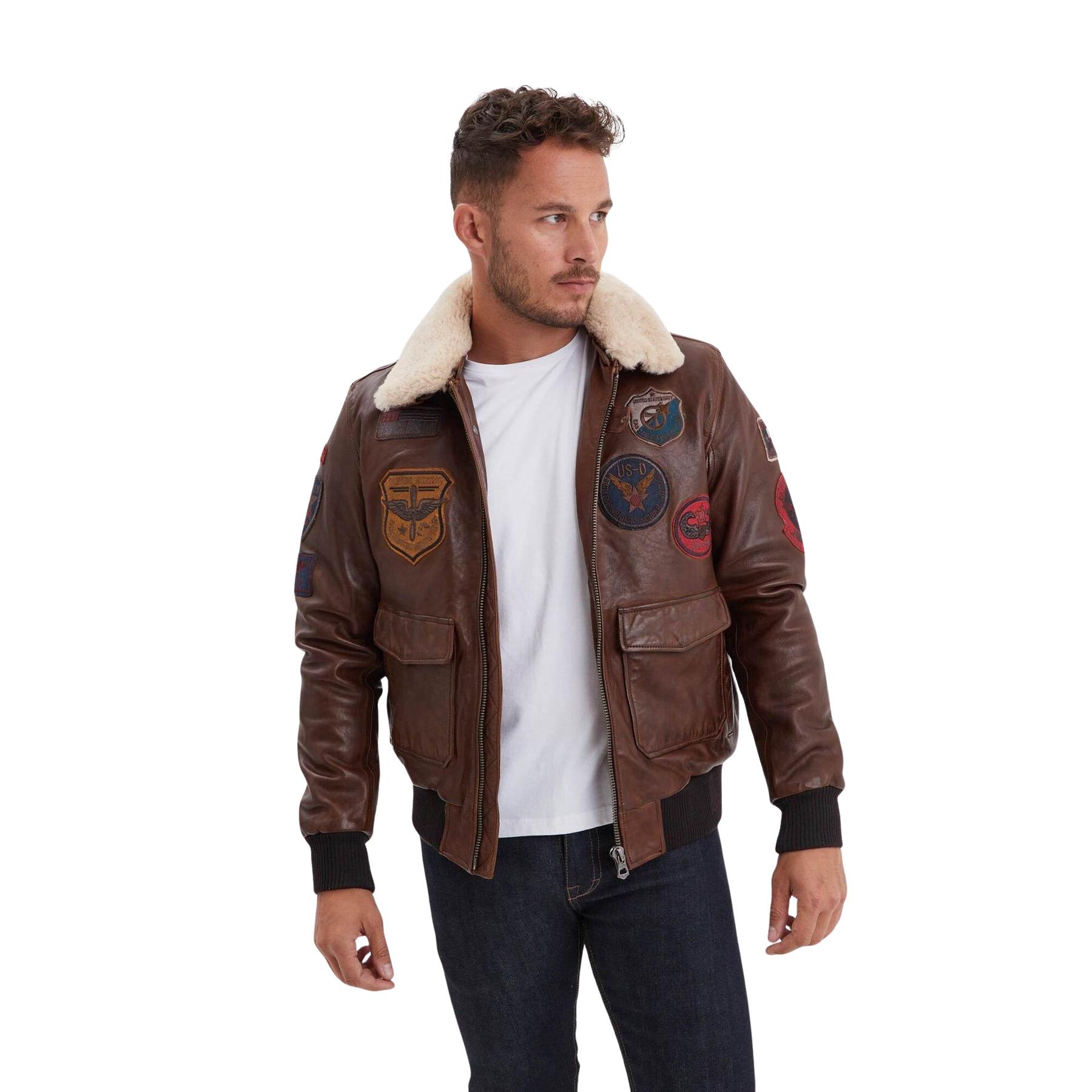 3665653743512 - Luftwaffen Lederjacke Mythic