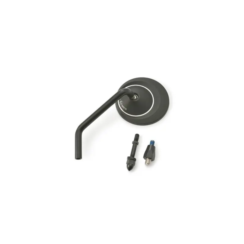 Motorradspiegel 8 Typ-R/Stange links, Alu.1pc e-Markierung, 2 Adapter Daytona