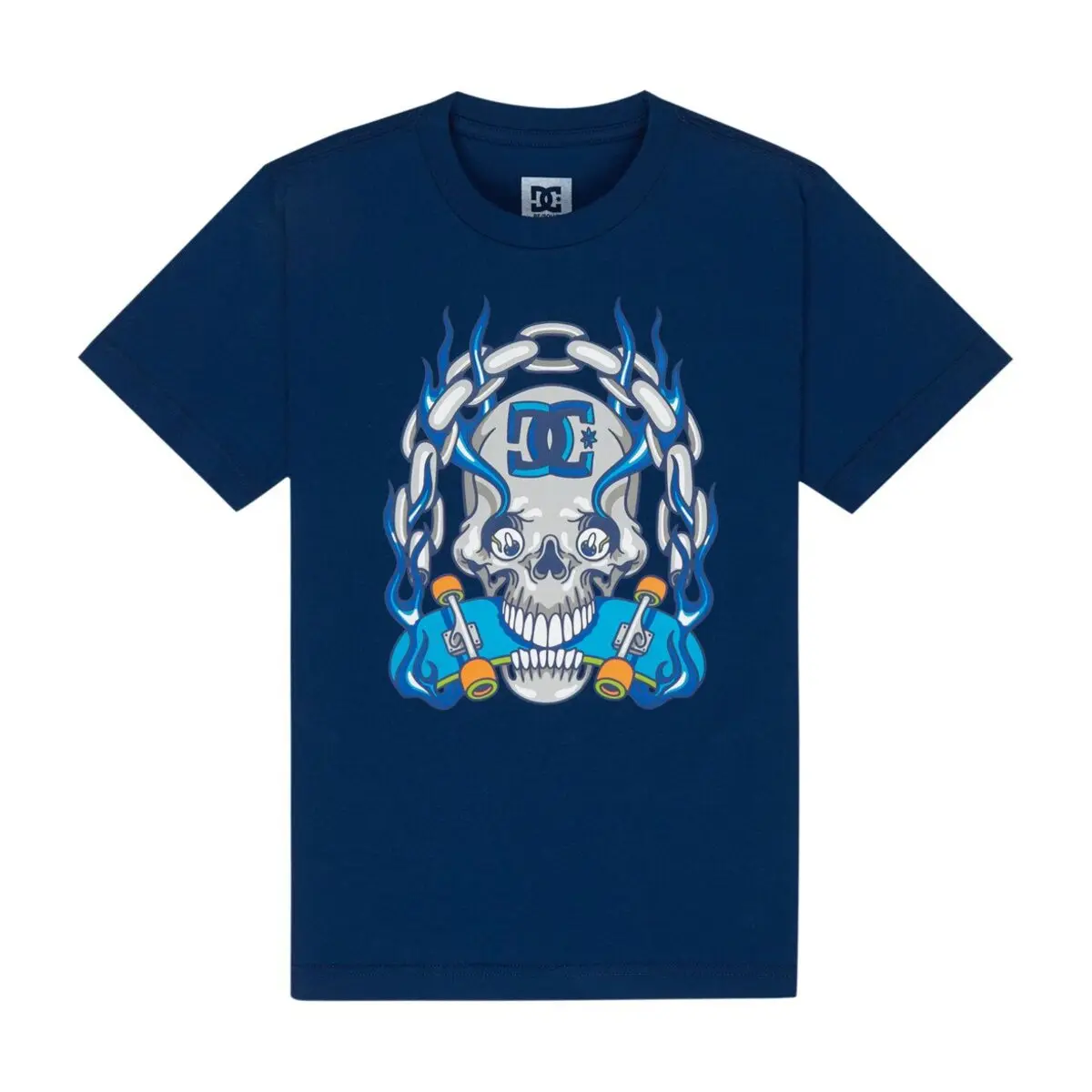 Kinder Kapuzenpullover DC Shoes Burning Skull