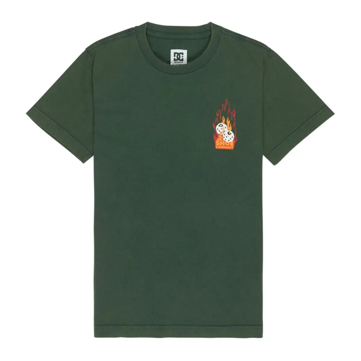 T-Shirt Kind DC Shoes Burning Dice