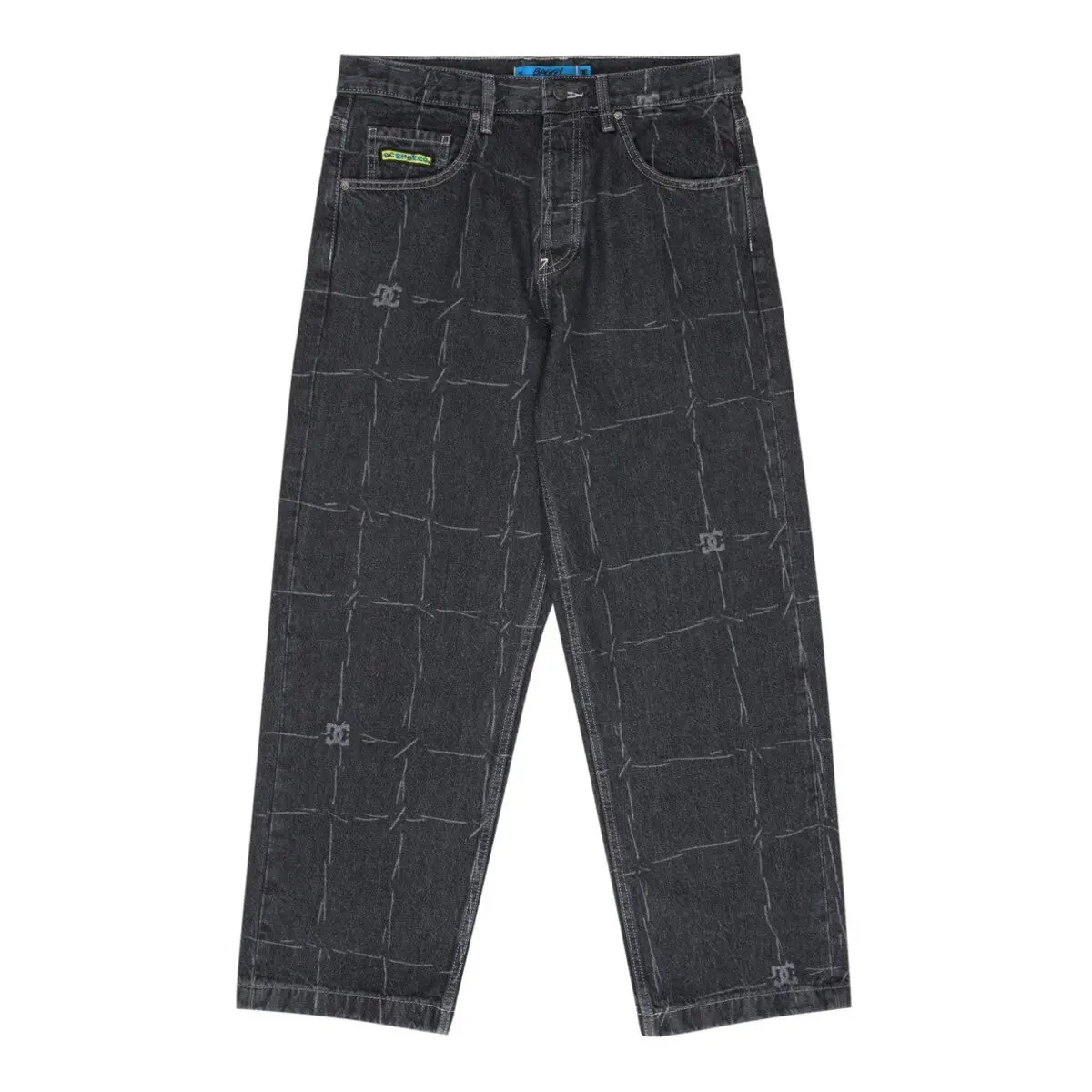 Dc Shoes Men's Noir Baggy Jeans Wired