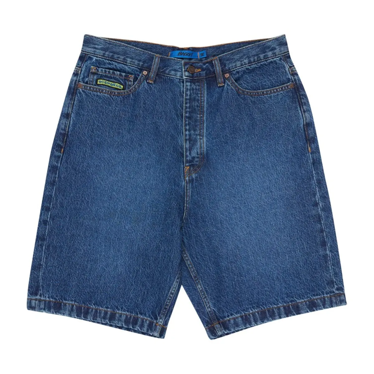Dc Shoes Men's Bleu Denim Shorts Baggy