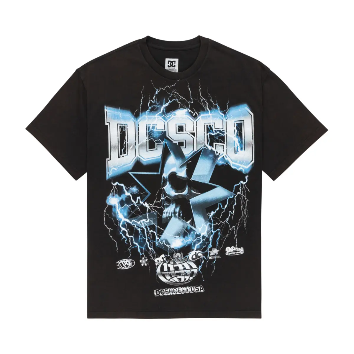 T-shirt DC Shoes Skull Shock