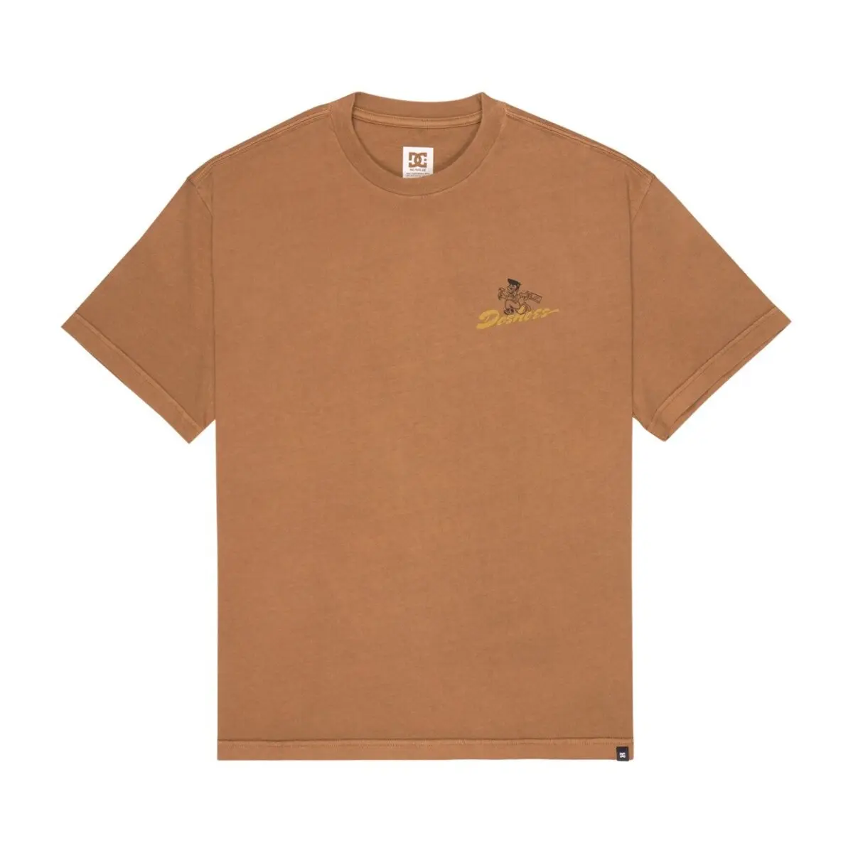 Dc Shoes Men's Marron T-Shirt Fixing Up