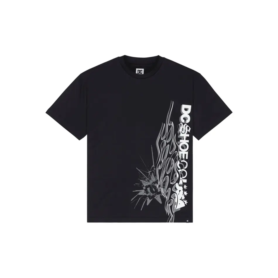 T-Shirt DC Shoes Side Flame