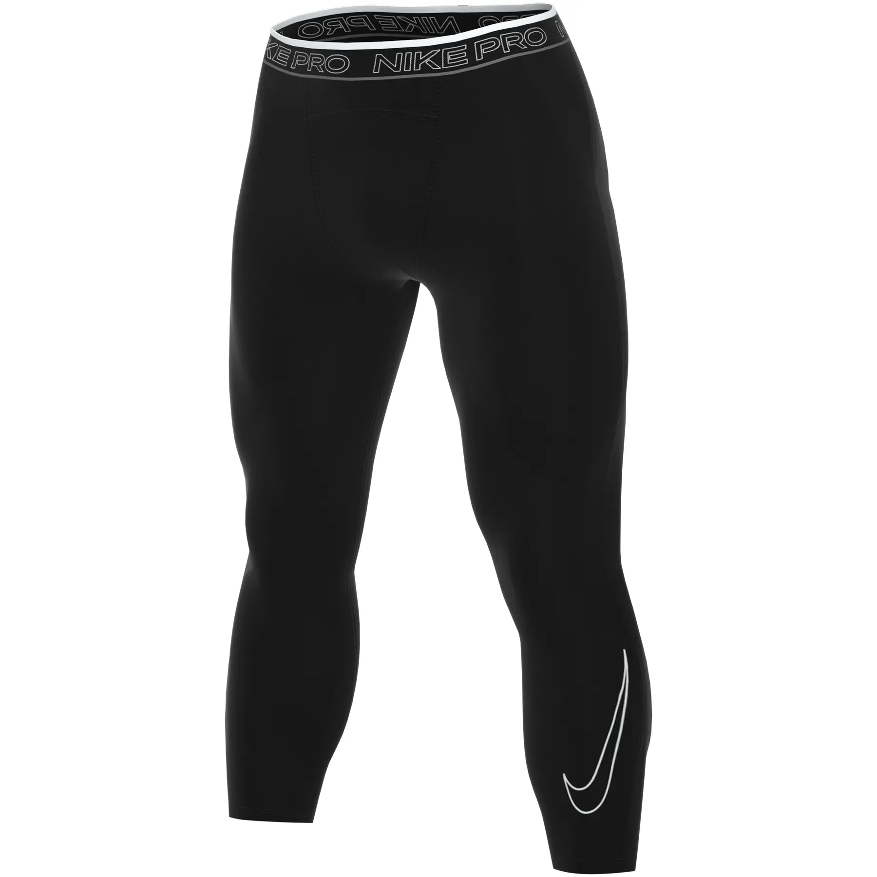 Kurze Hosen np dynamic fit 3qt tight - Noir - male - Size: S