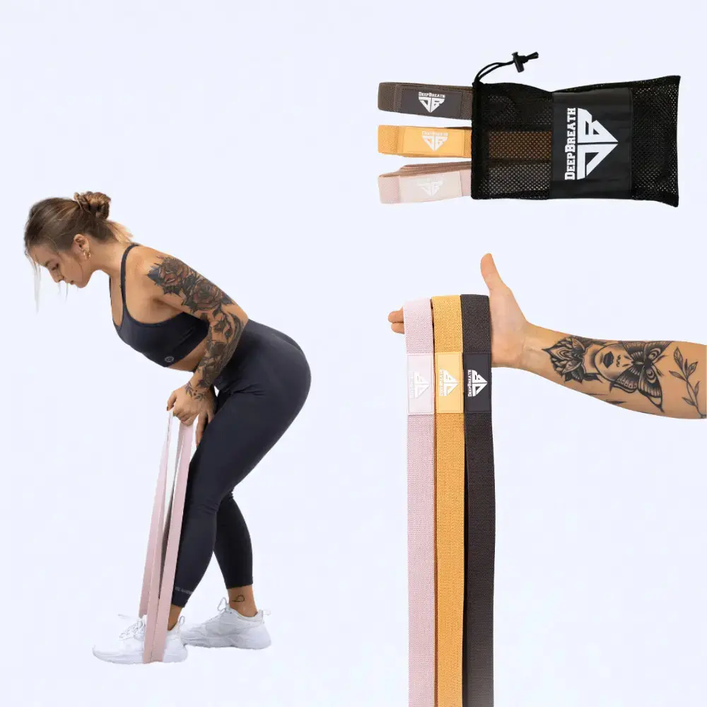 Deep Breath Unisex Marron Resistance Band (X3)