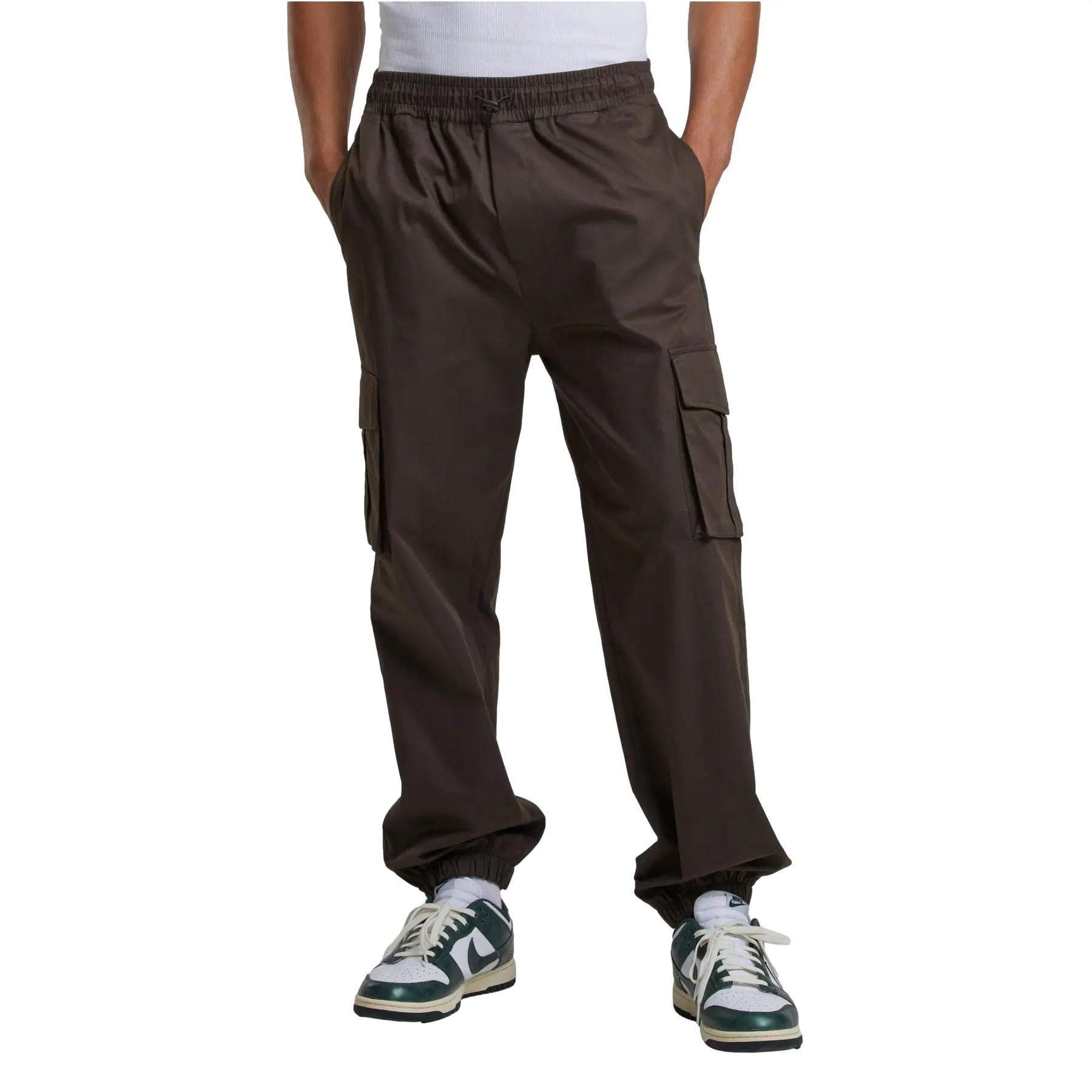 Def Men's Marron Cargo Trousers Empire