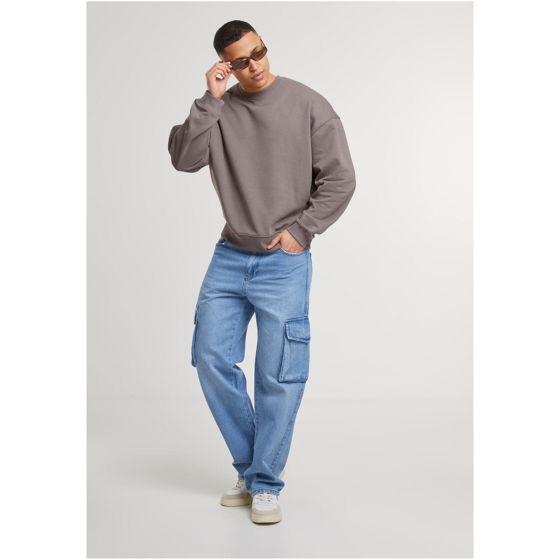 4063237064043 - Sweatshirt mit Rundhalsausschnitt Basic