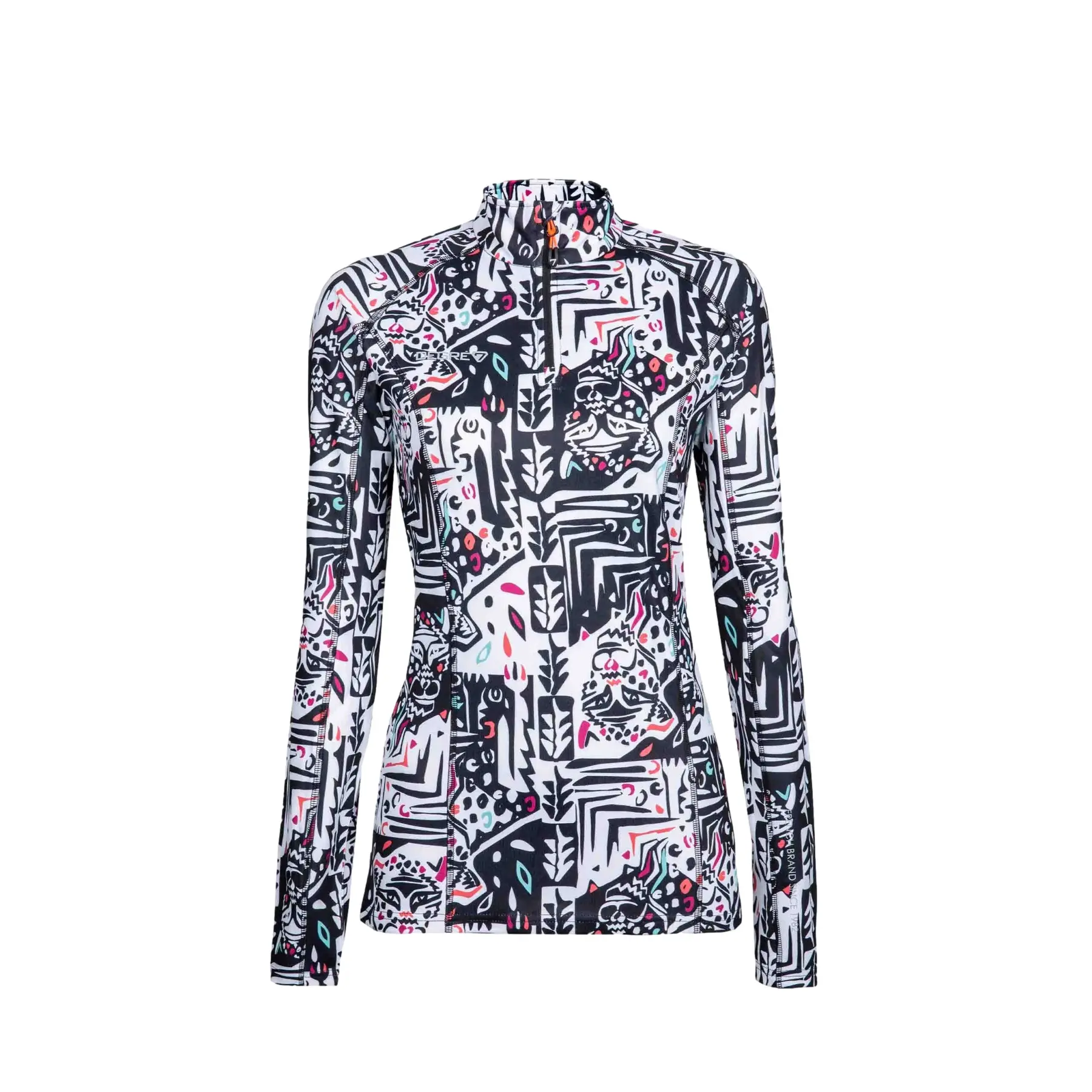 Maglione donna con 1/2 di zip  Veyrand