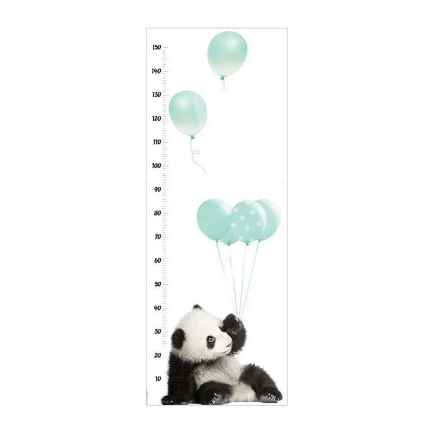 1122009200409 - Baby-Sticker Panda With Balloons Growth Chart