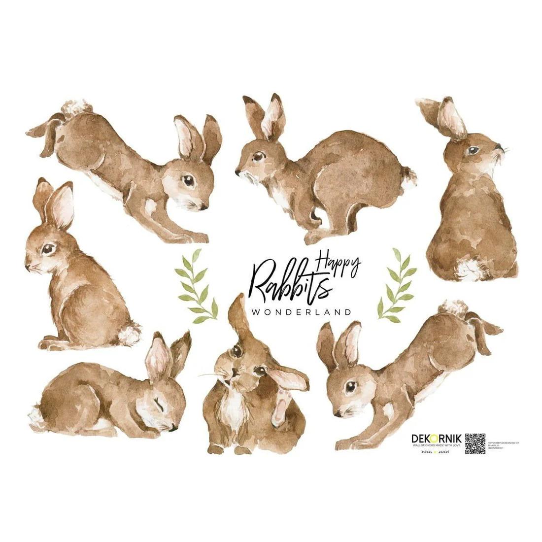 1122009302103 - Baby-Sticker Happy Rabbits Wonderland Set