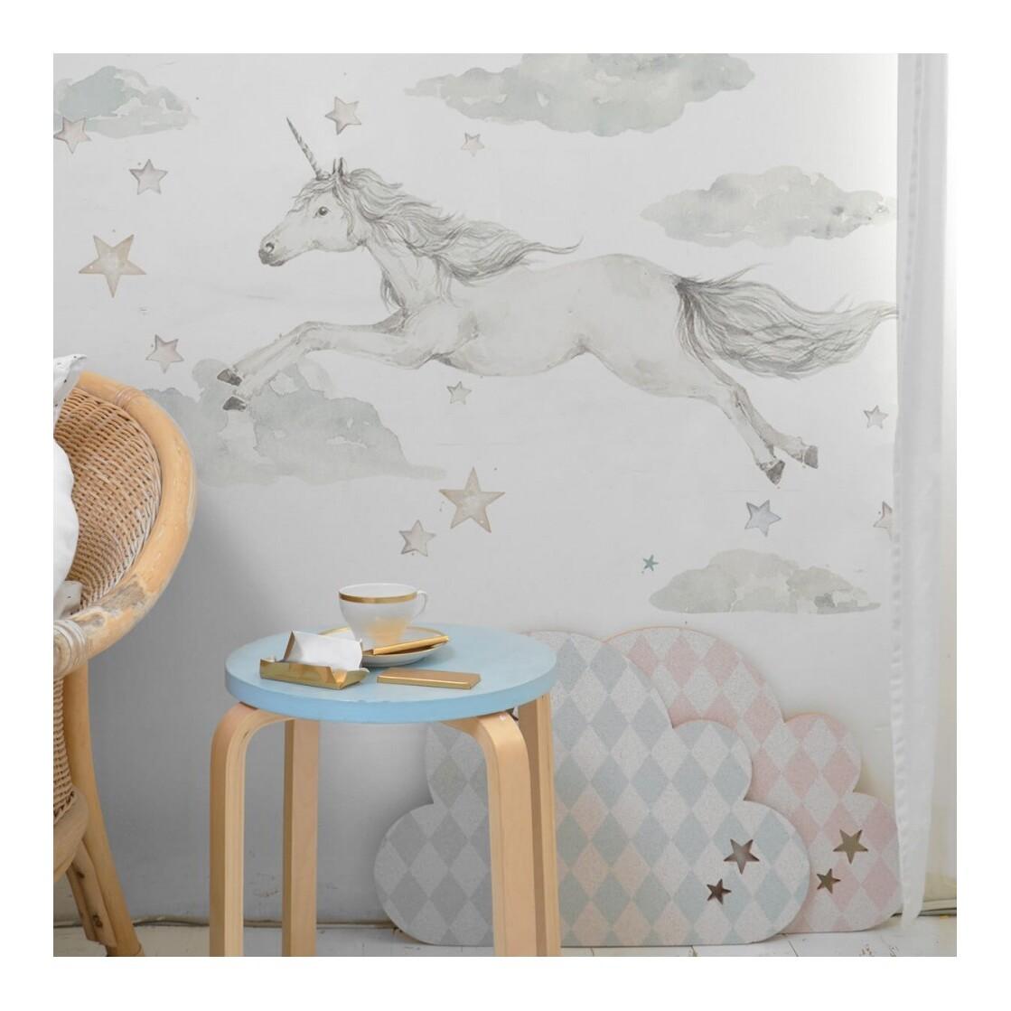 1122009304329 - Baby-Sticker Unicorn In The Sky Set