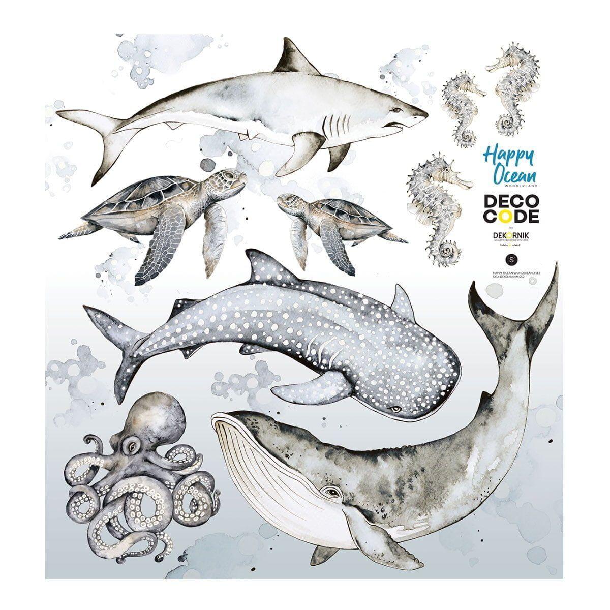 1122009305234 - Baby-Sticker Happy Ocean Wonderland