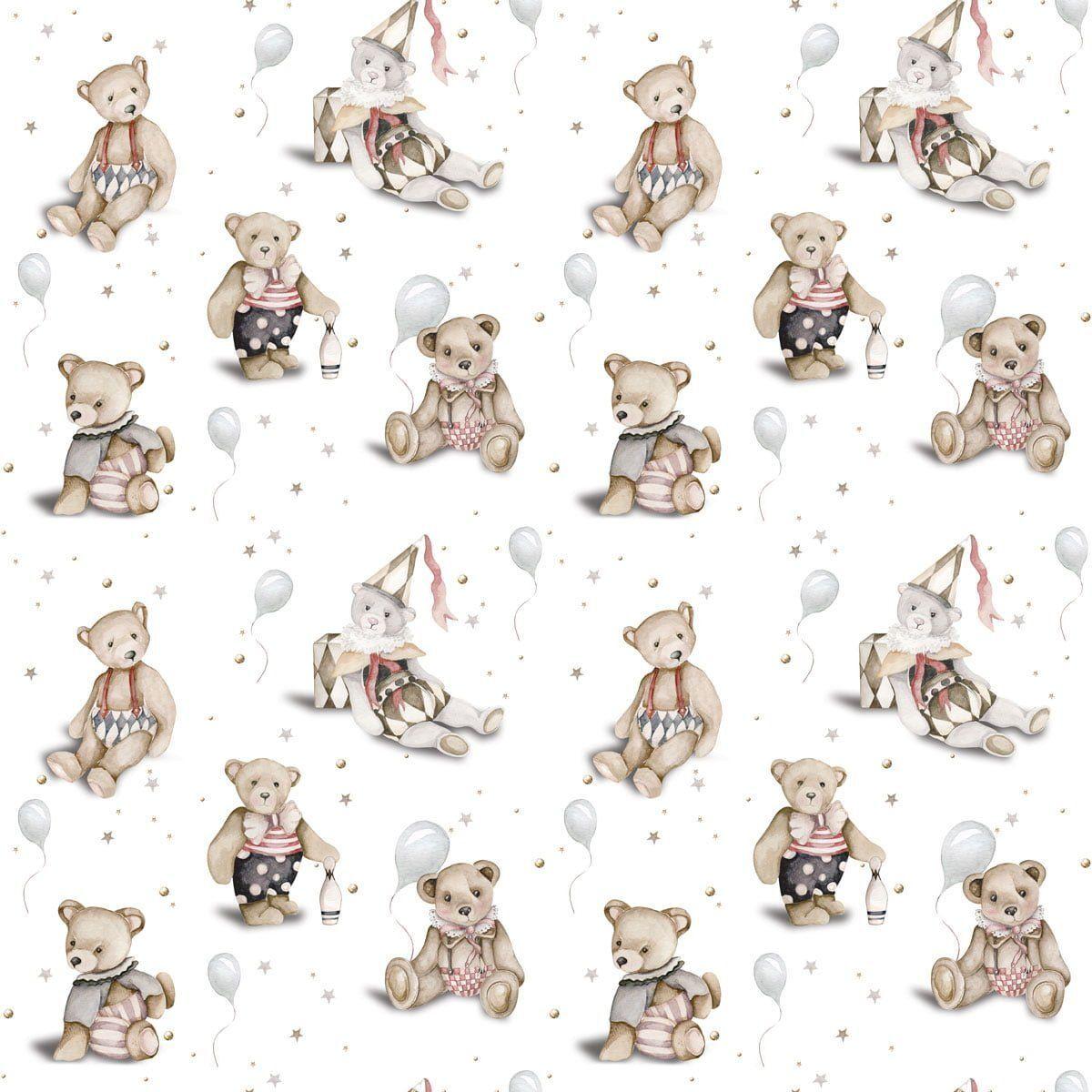 1122009916904 - Babytapete Teddy Bear Small Toys From The Attic