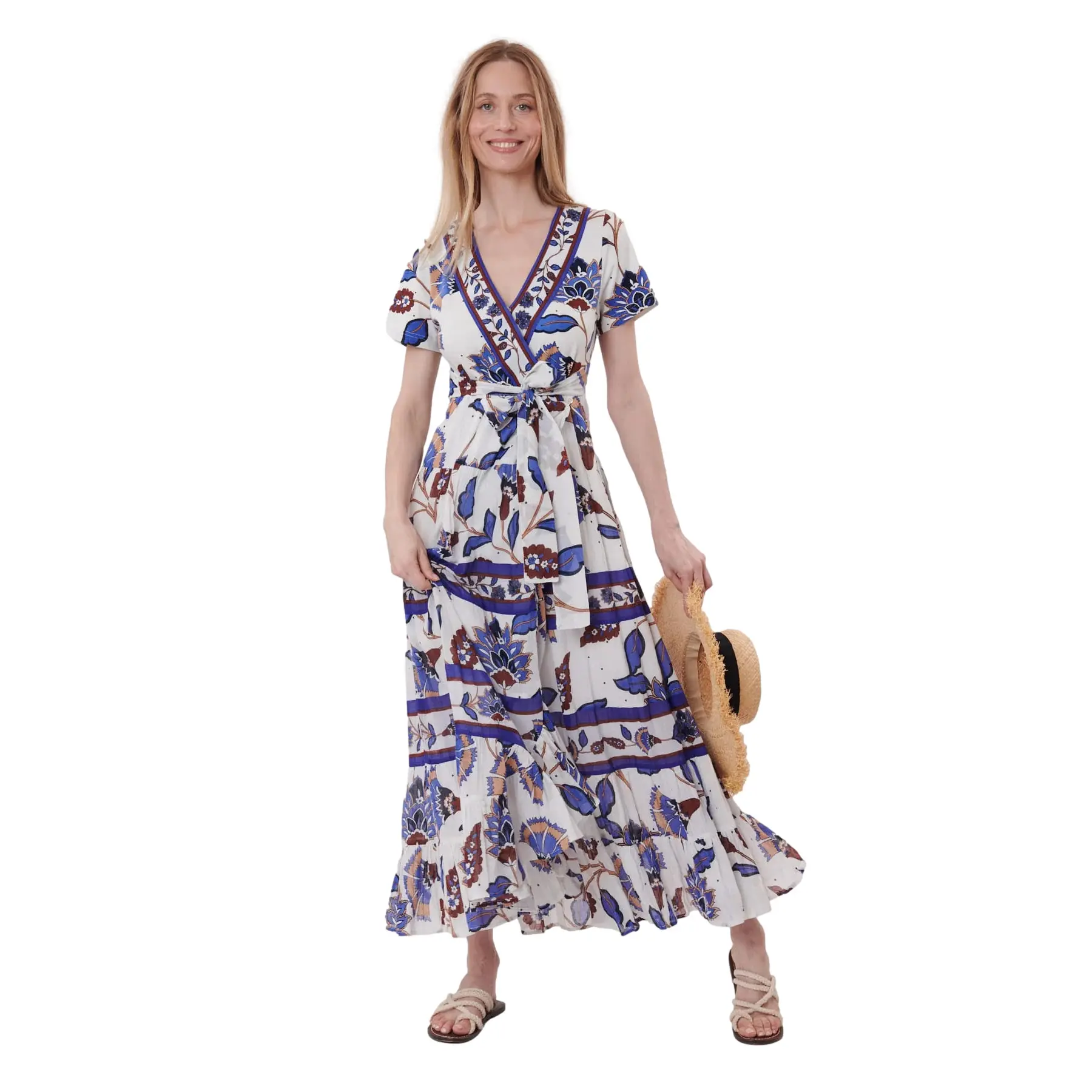 Maxikleid Damen Derhy Texas