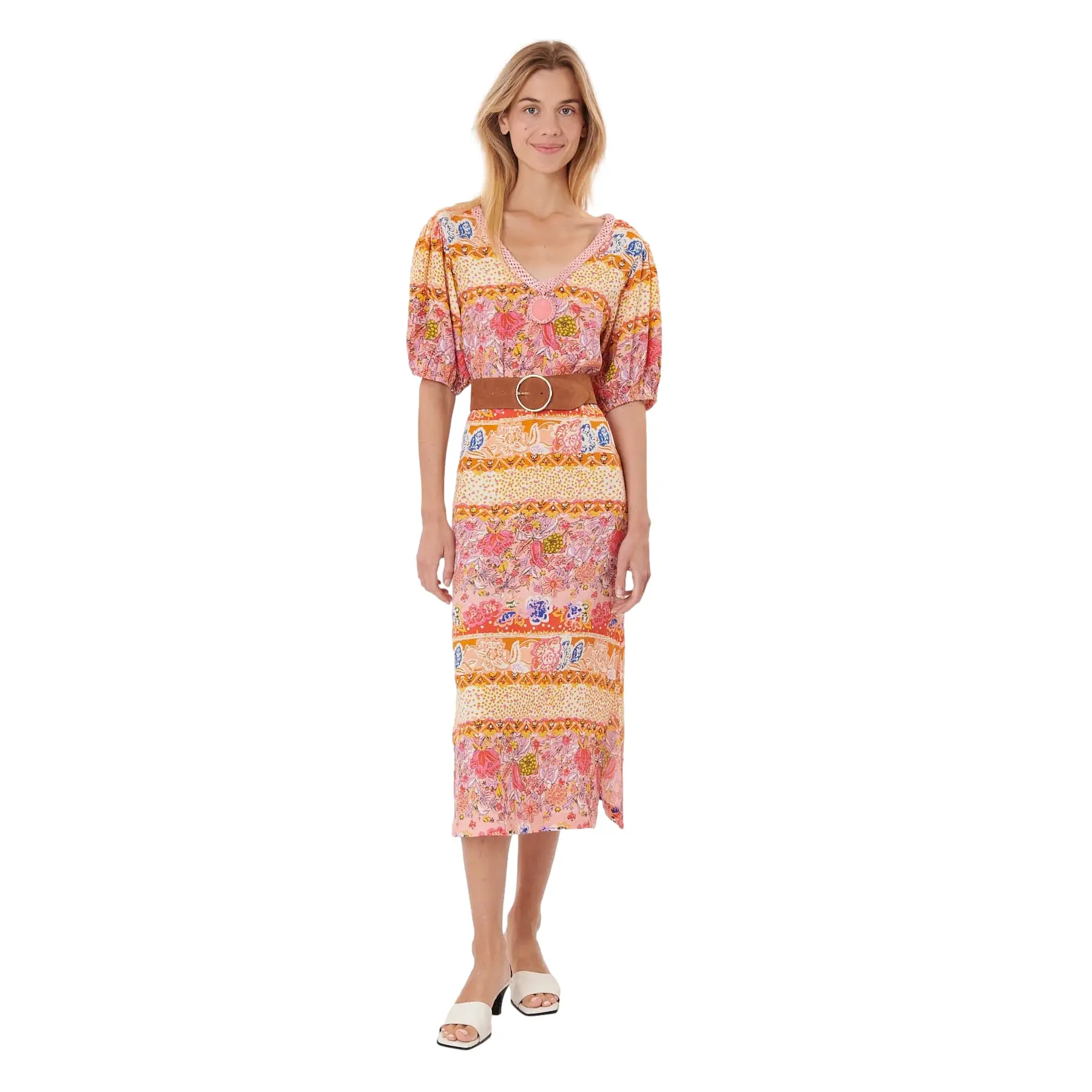 Kleid Damen Derhy Tact