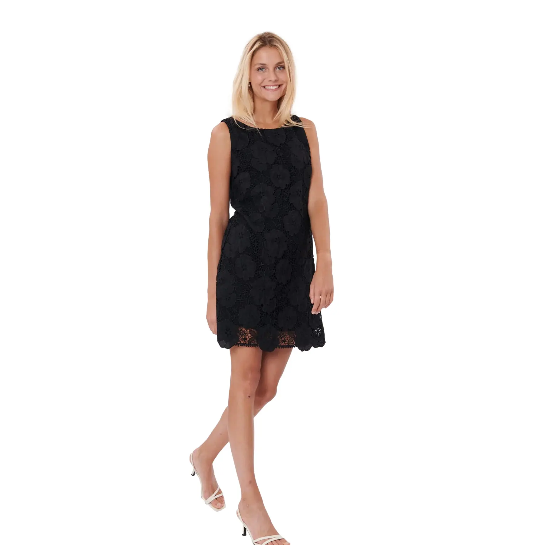 Kleid Damen Derhy Safran