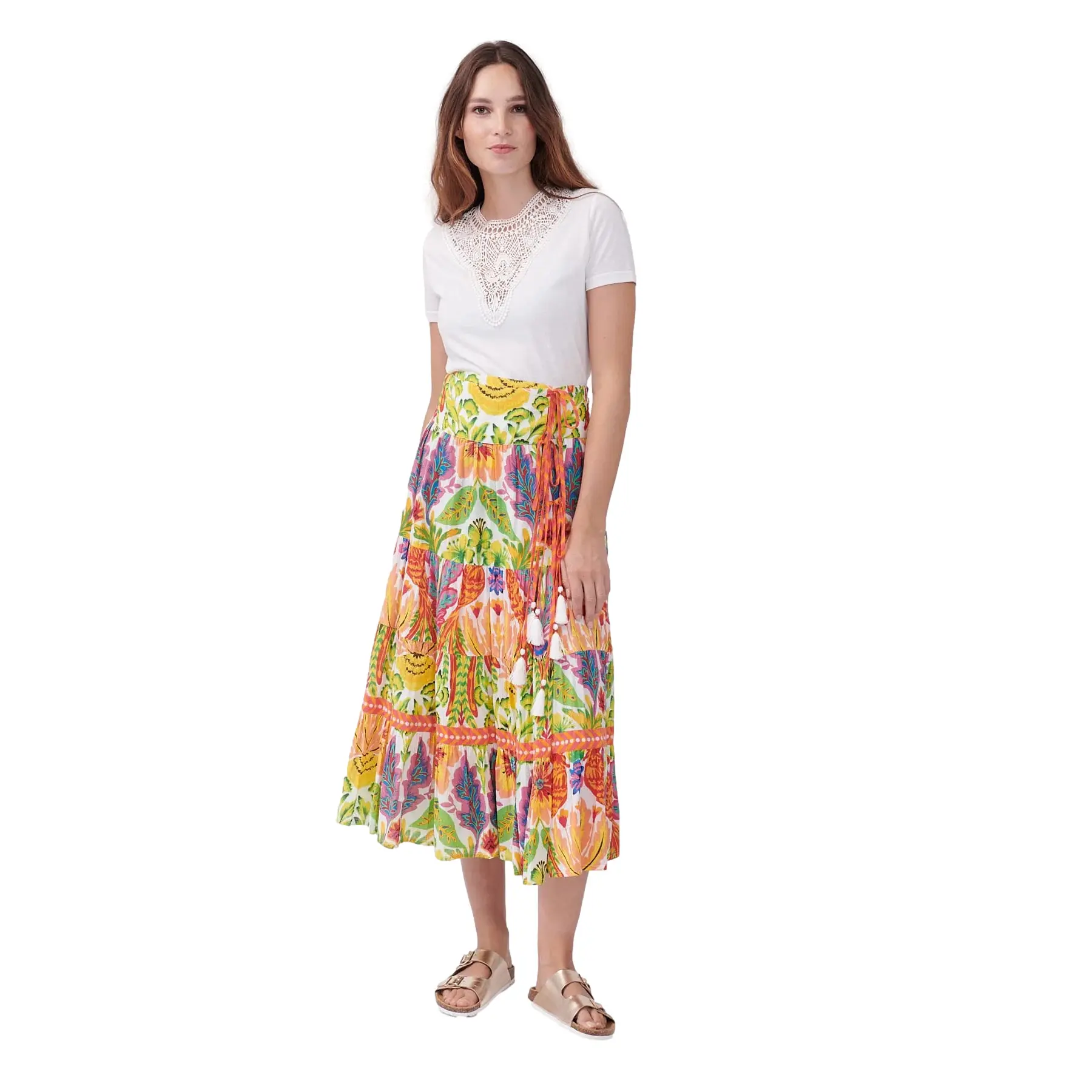 Midi-Rock Damen Derhy Varsha