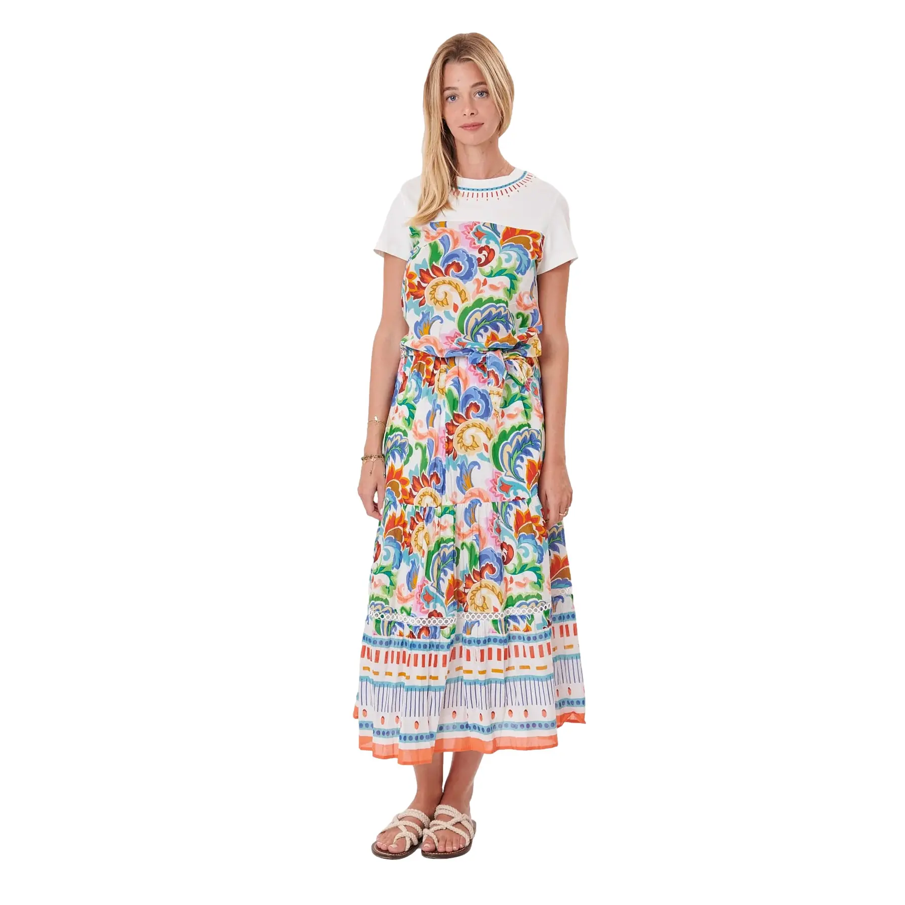 Lange Boho-Rock Frau Derhy Vickie
