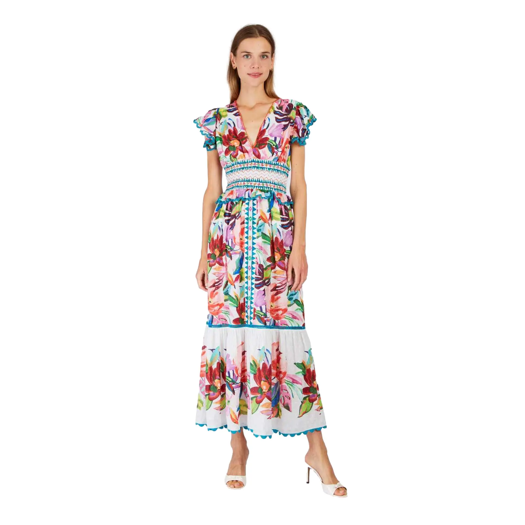 Langes Kleid, Damen Derhy Patsy