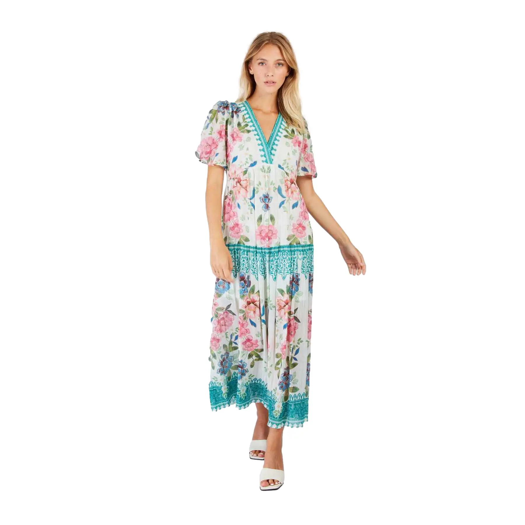 Maxikleid Damen Derhy Philatelie