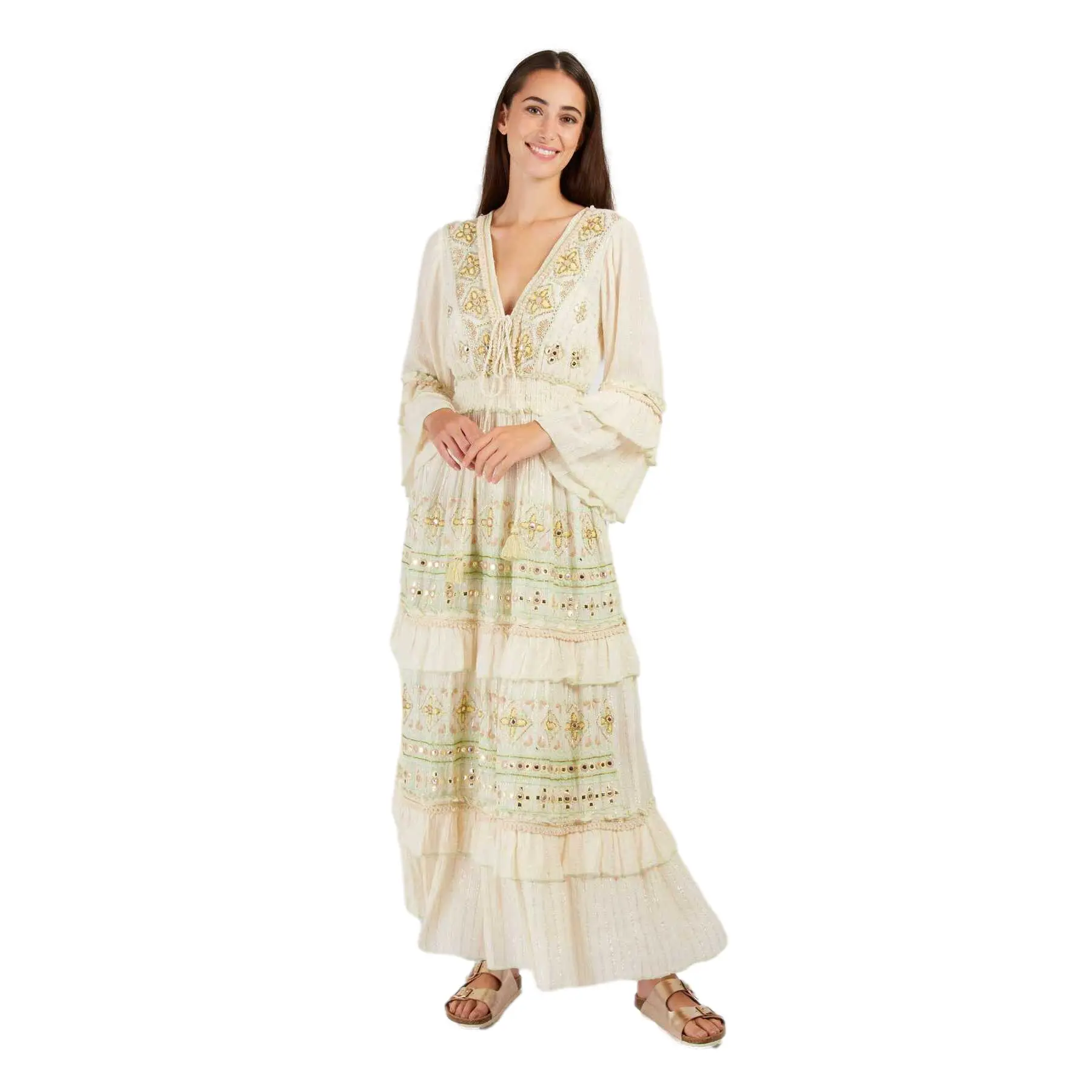 Langes Kleid, Damen Derhy Cadix