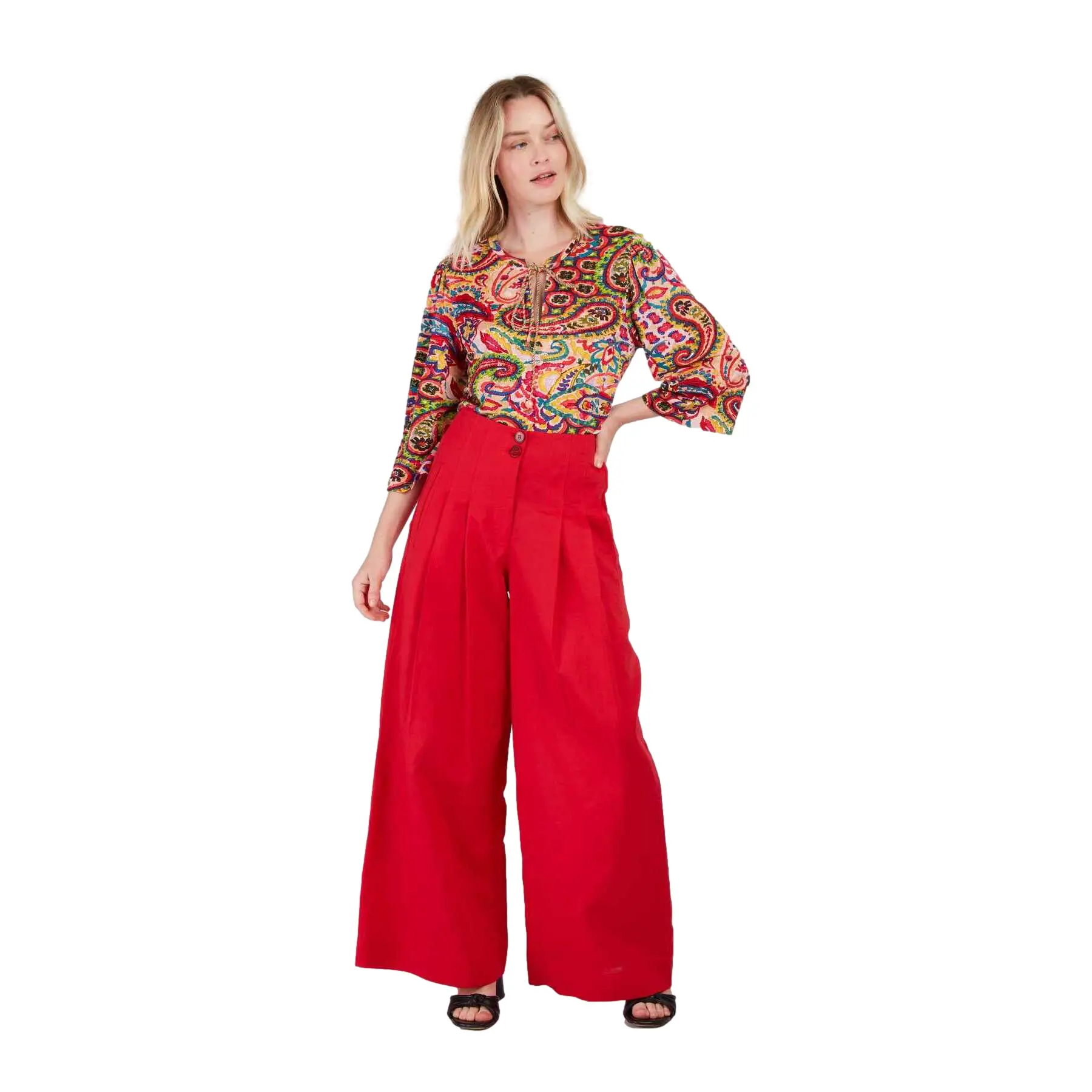 Bluse, 3/4-Ärmel, Damen Derhy Zenaide