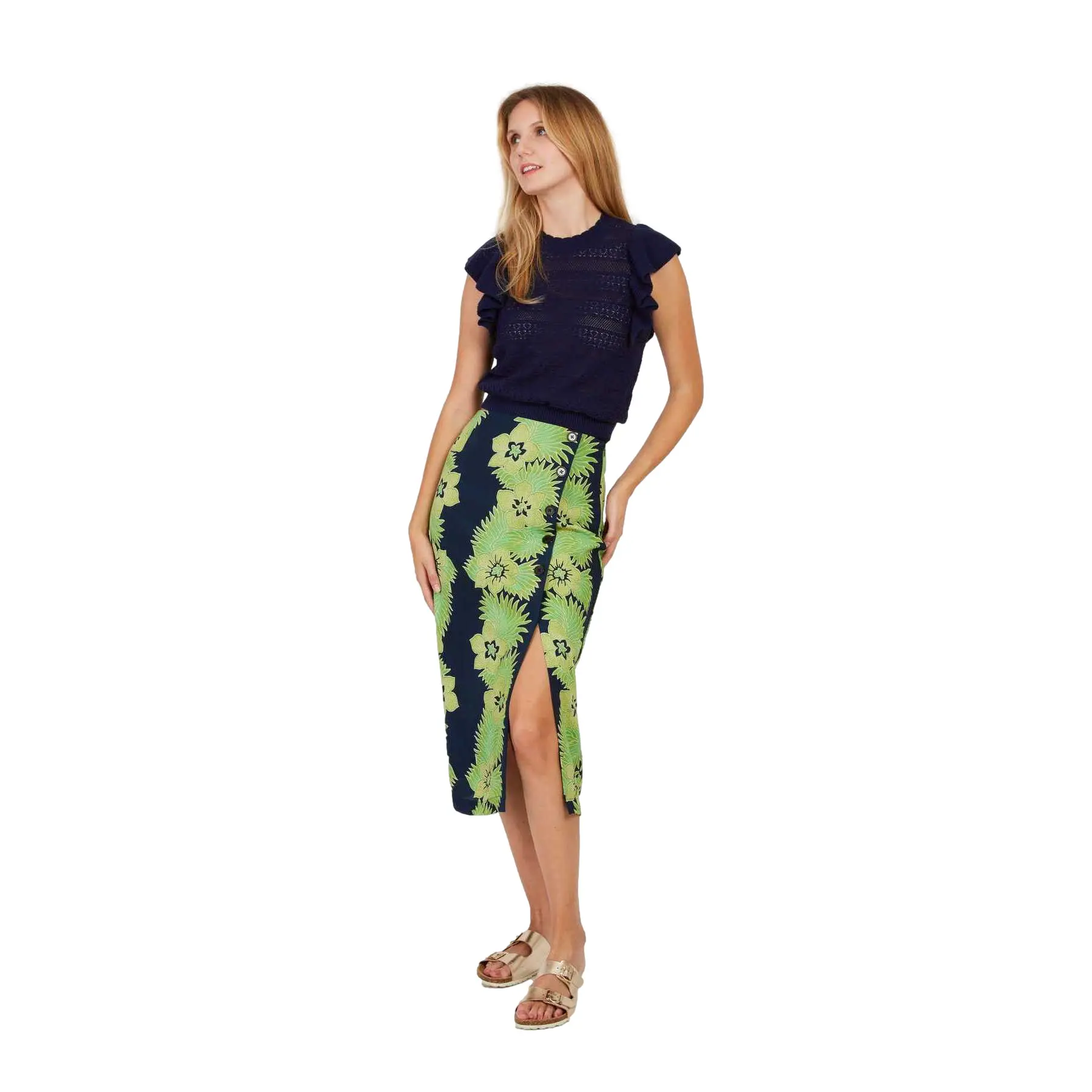 Tropicale Midijupe Damen Derhy Alberta
