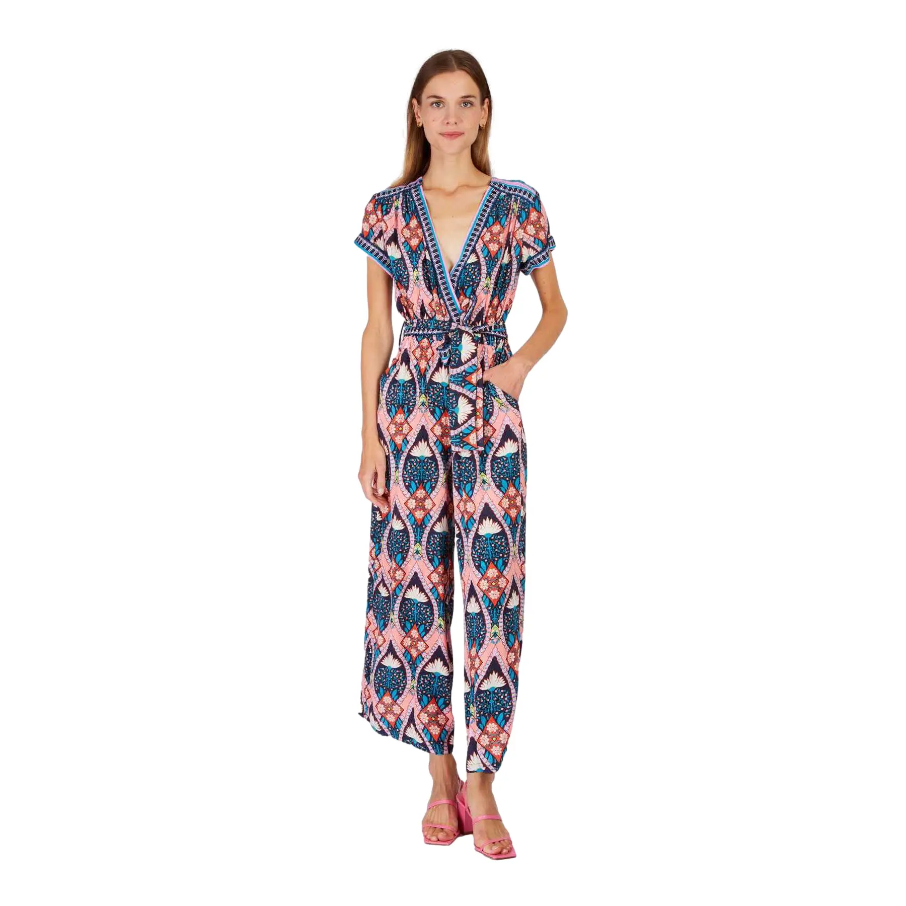 V-Ausschnitt-Jumpsuit für Damen Derhy Yacinthe