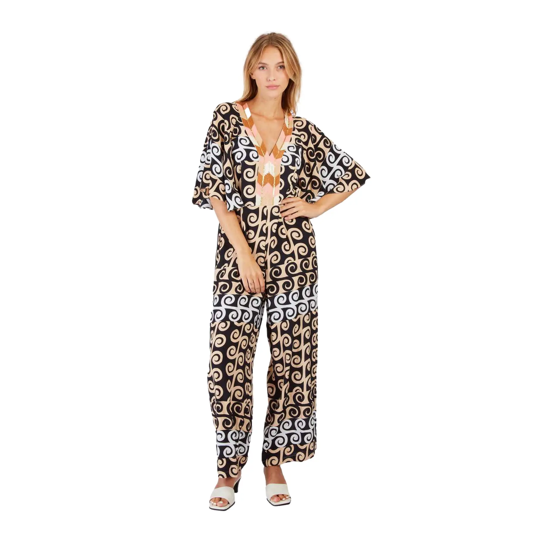 V-Ausschnitt-Jumpsuit für Damen Derhy Yanissa