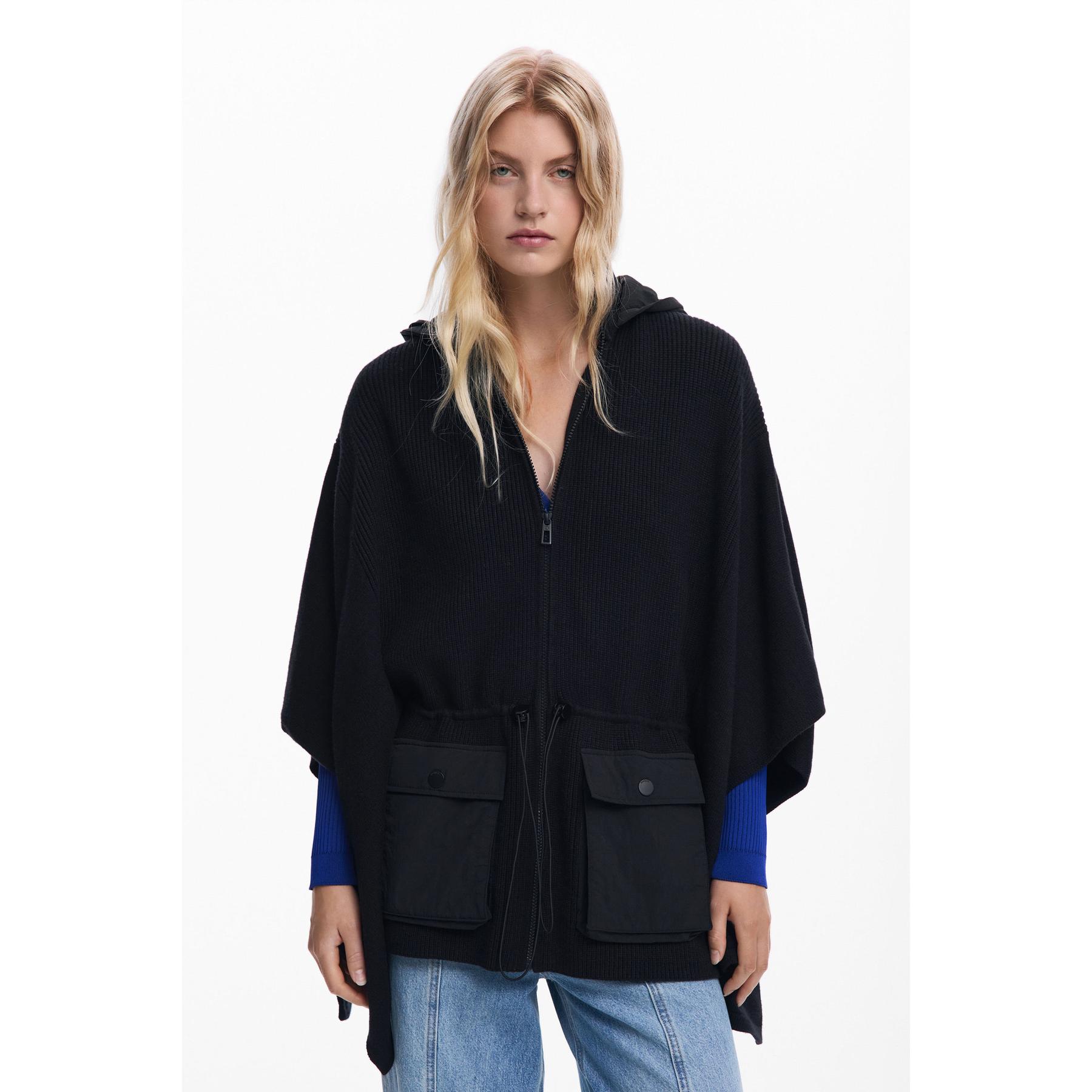 8445110721308 - Damen-Poncho Mix Aldama