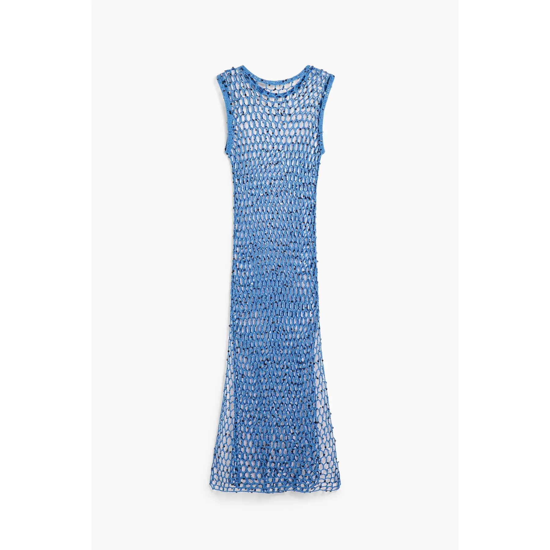 Desigual Damen Bleu Pareo Aus Netz Mit Pailletten