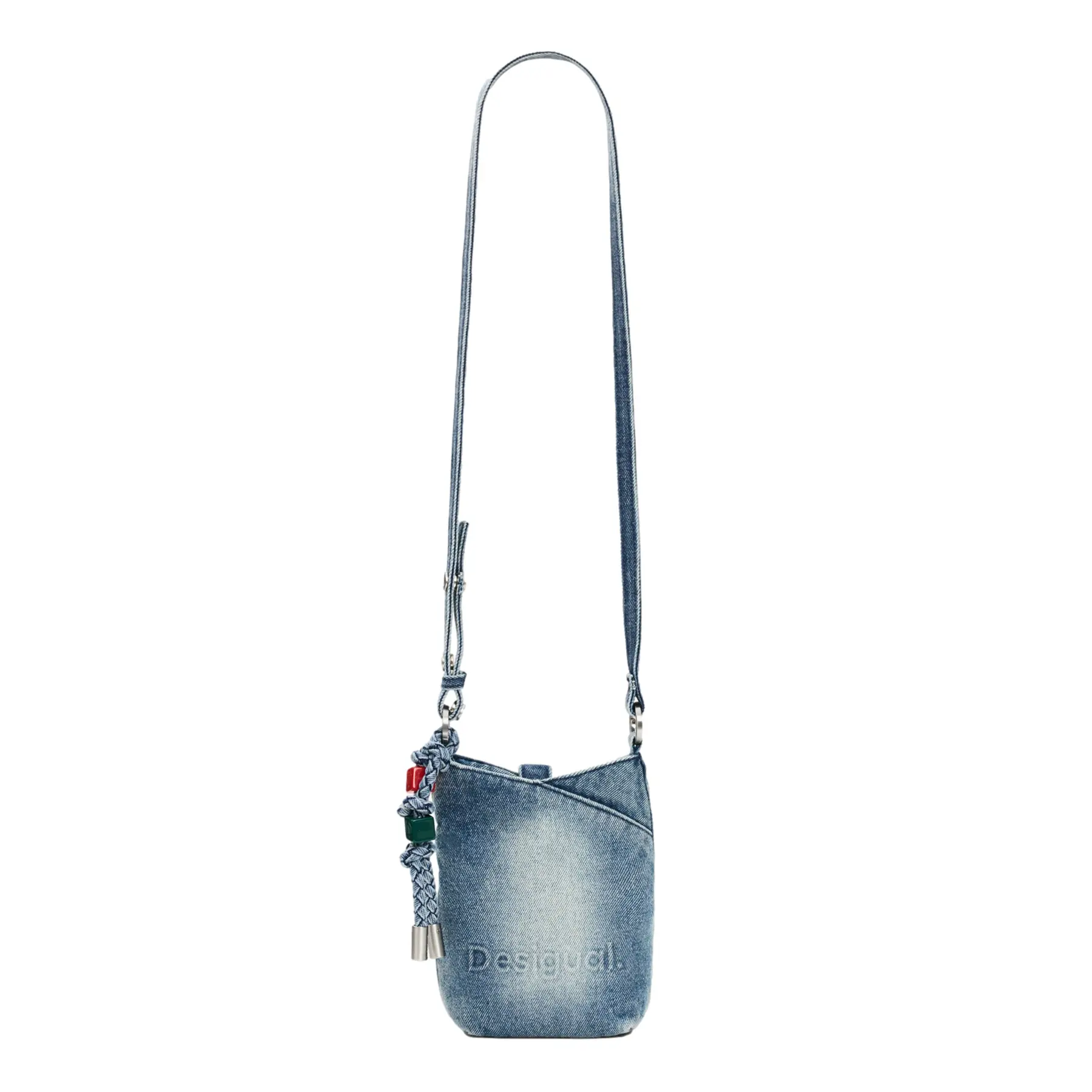 Image of Umhängetasche aus Raffia Stoff Damen Desigual