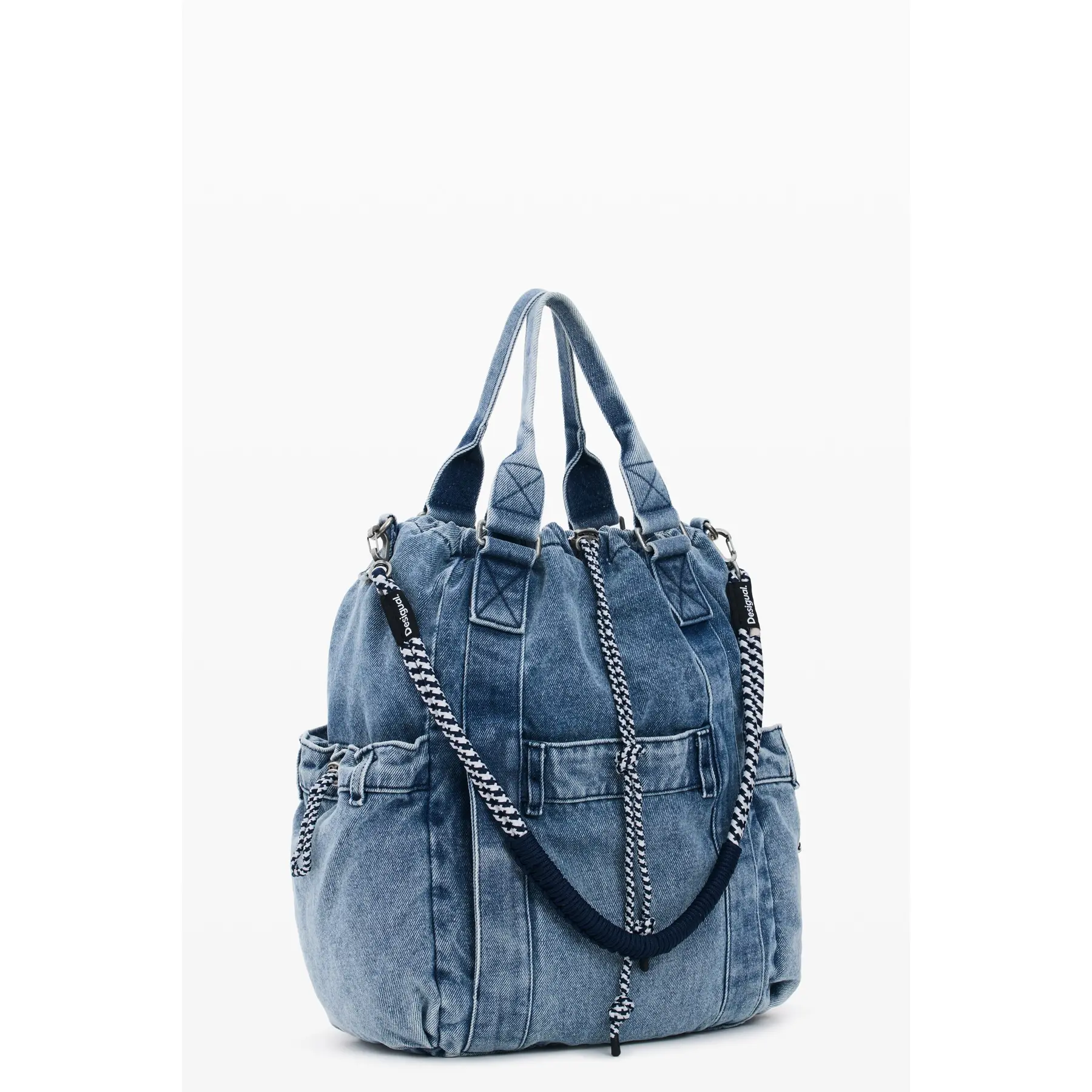 Desigual Damen Bleu Rucksack Half