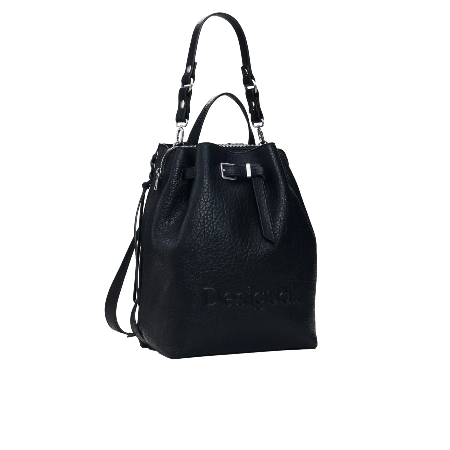 Desigual Donna Noir Borsa A Secchiello