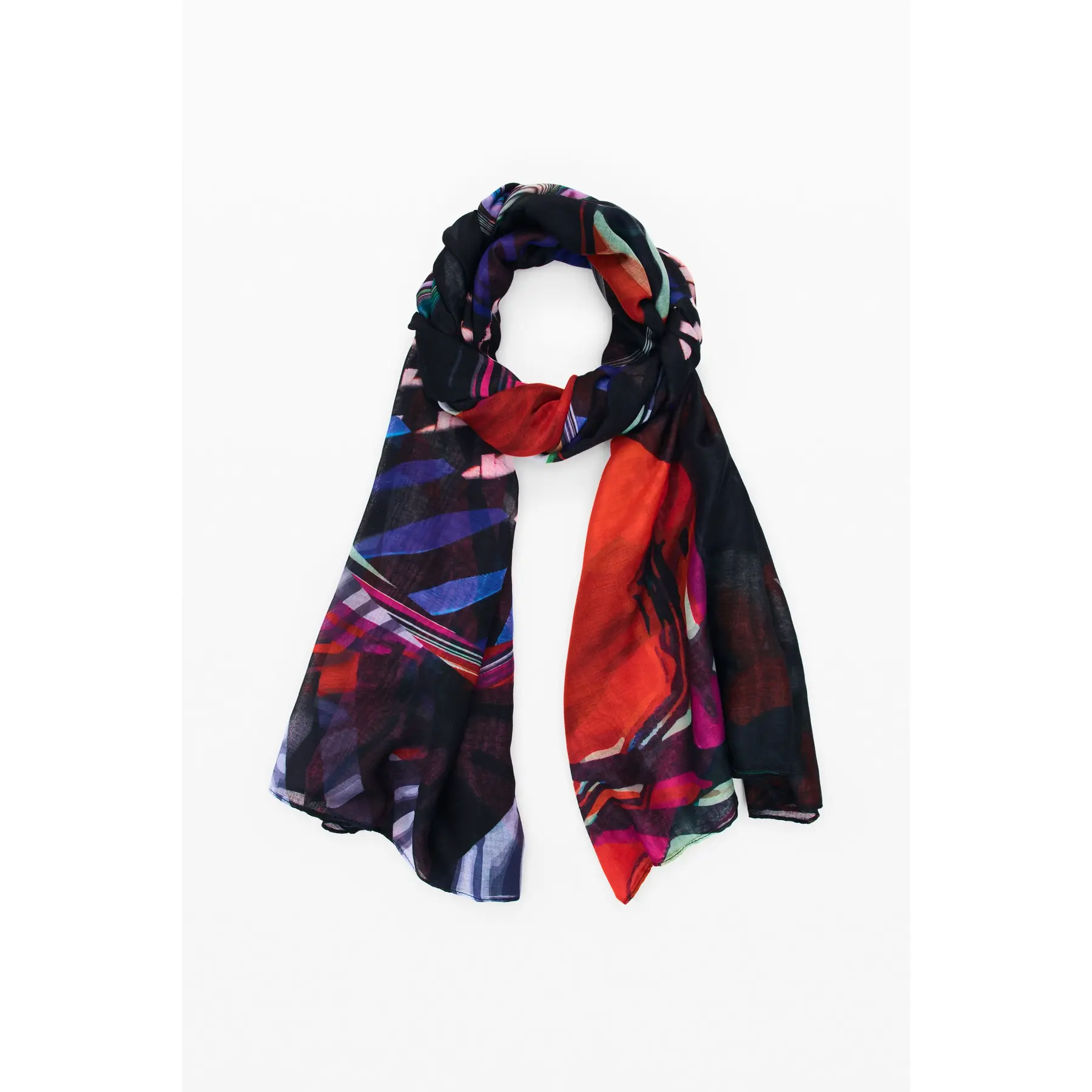 Desigual Women's Multicolore Woman Foulard Lacroix