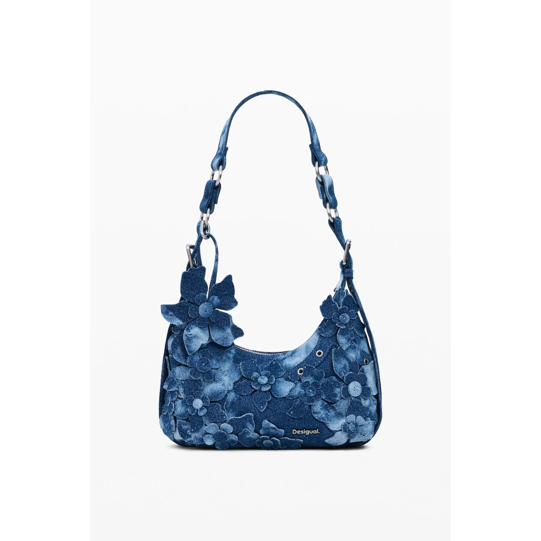 Desigual Donna Bleu Borsa A Tracolla Da Curio