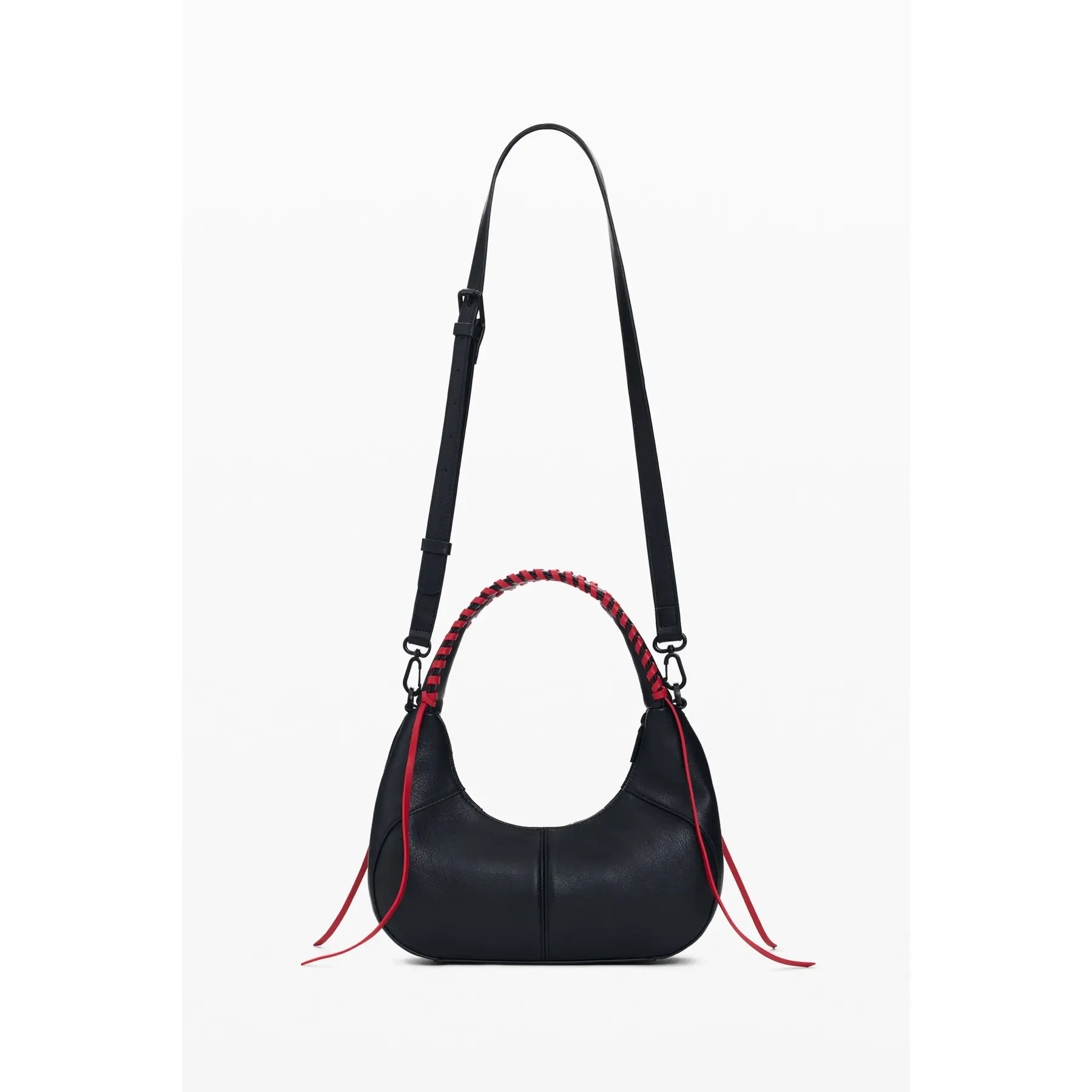 Desigual Damen Noir Schultertasche All Mickey Tiwy