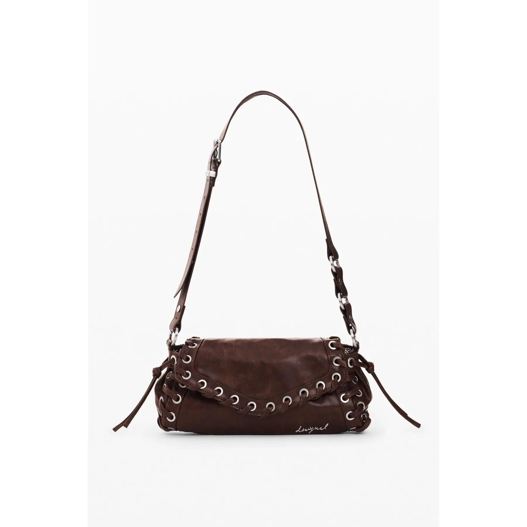 Schultertasche Damen Desigual Galaxy Zarauz Choco