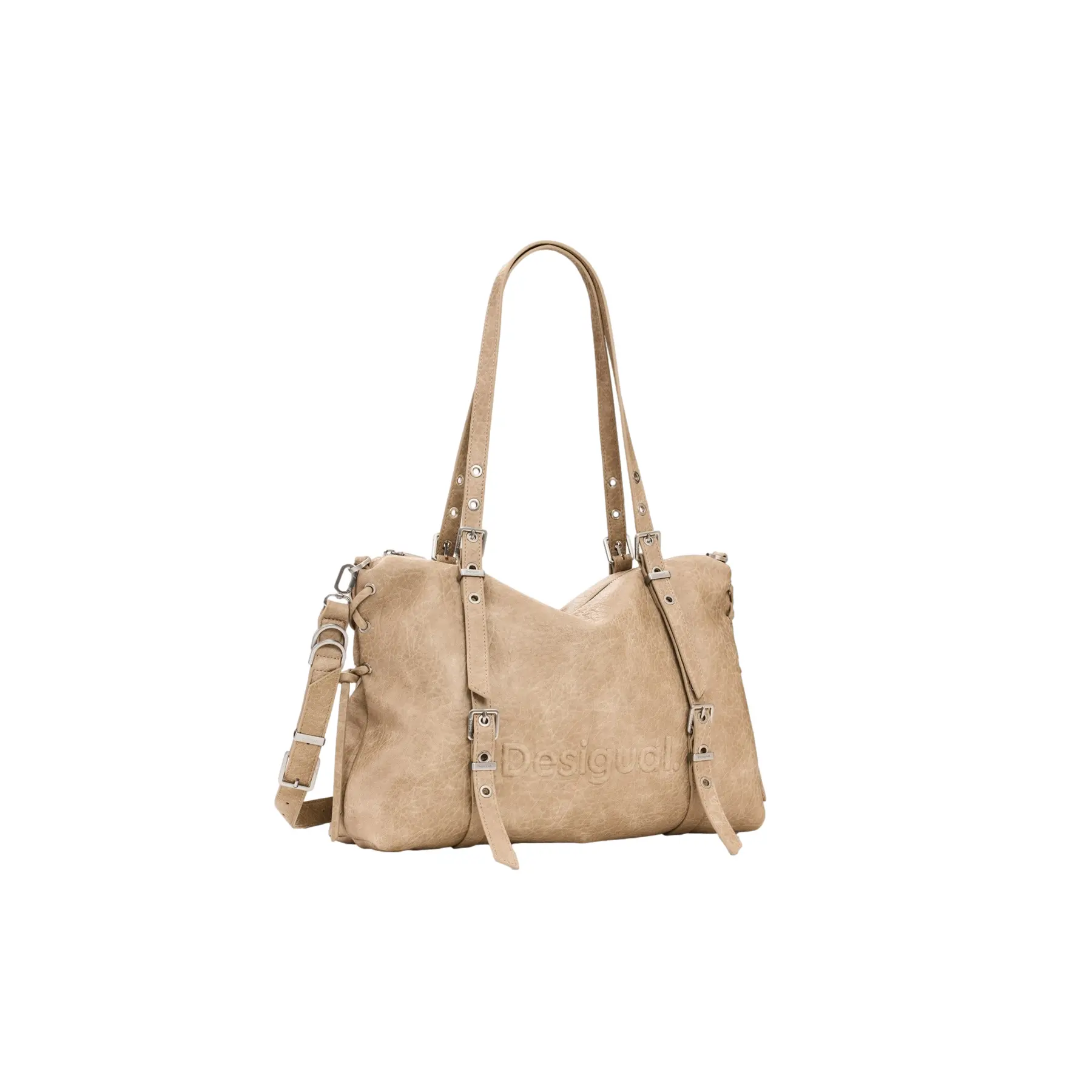 Desigual Damen Beige Handtasche