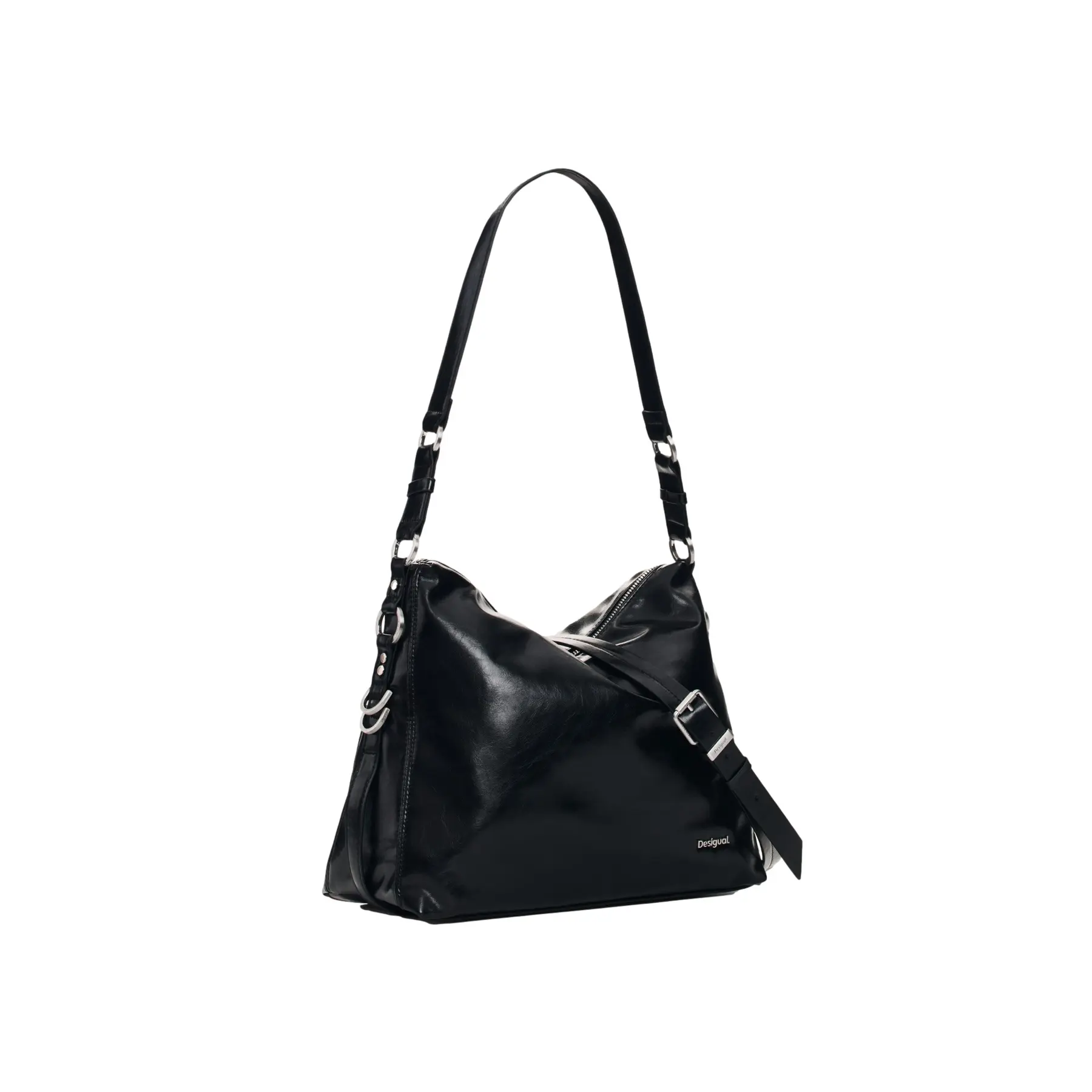 Desigual Damen Noir Schultertasche 26Waxp66