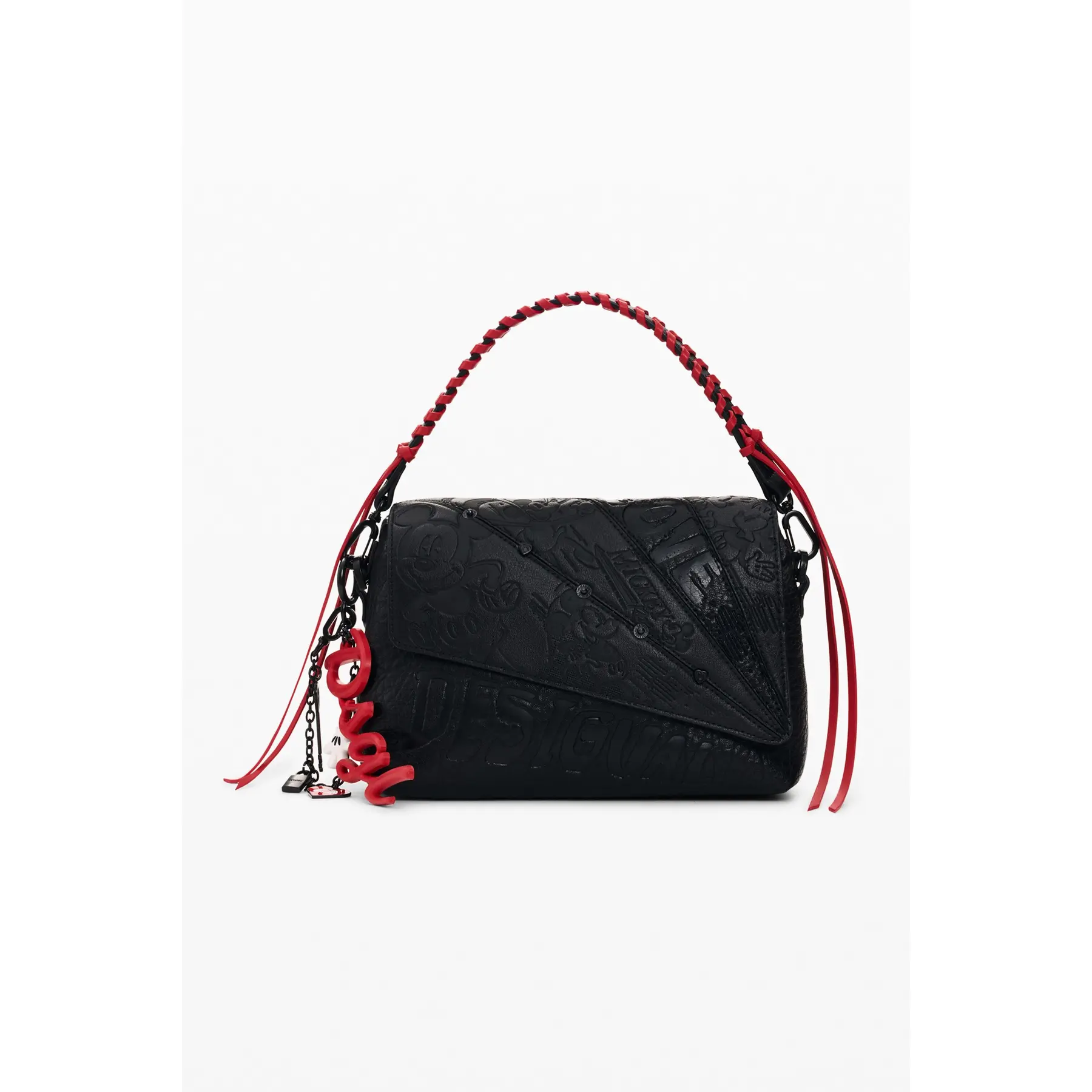 Desigual schoudertas All Mickey Phuket Shoulder Bag Black zwart