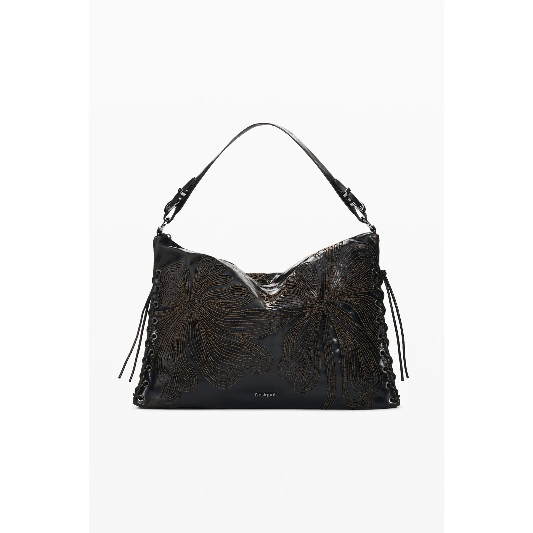 Desigual Donna Marron Borsa A Tracolla Da Mistral Leiria