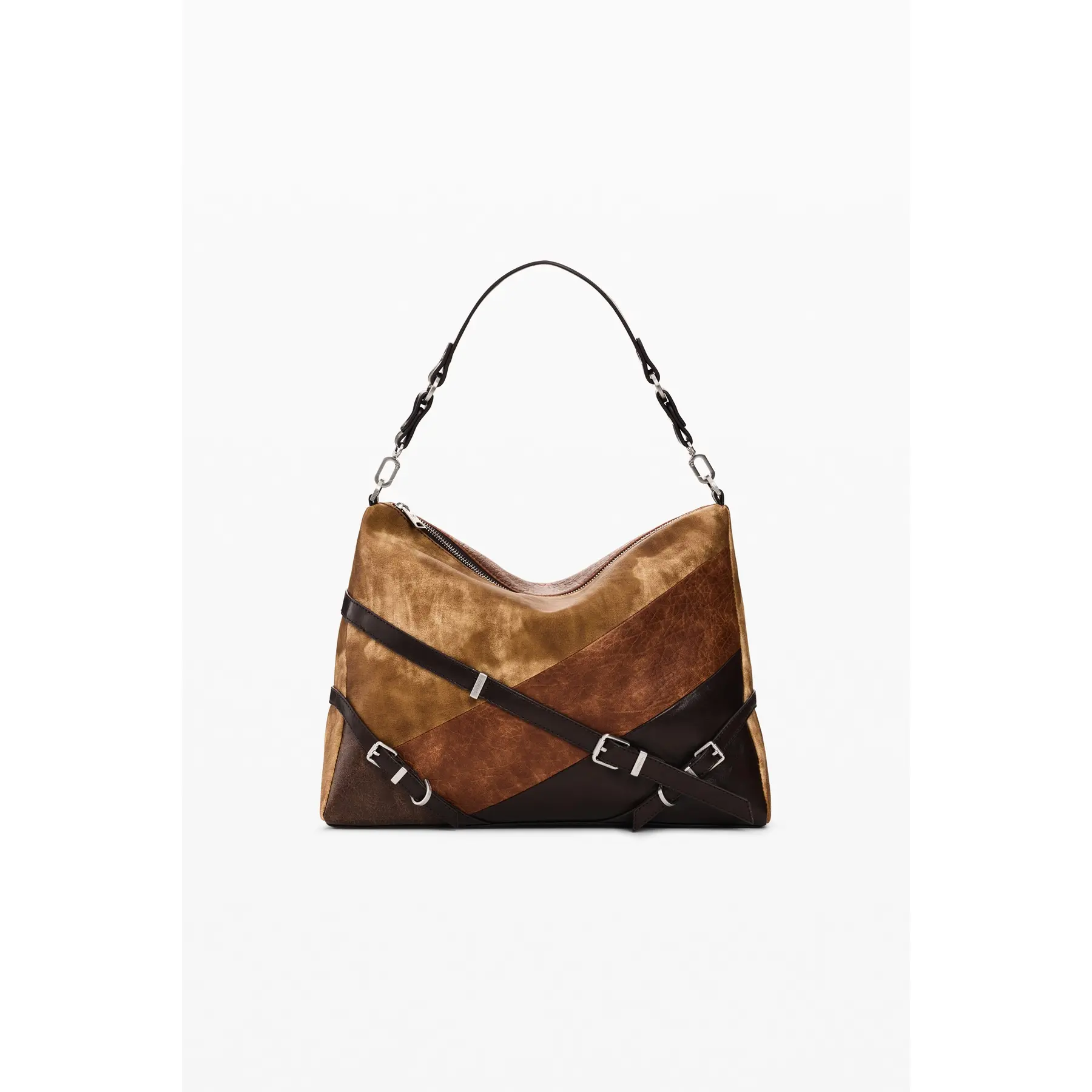 Desigual schoudertas Aurea Liendo Shoulder Bag Chocolate Lichtbruin
